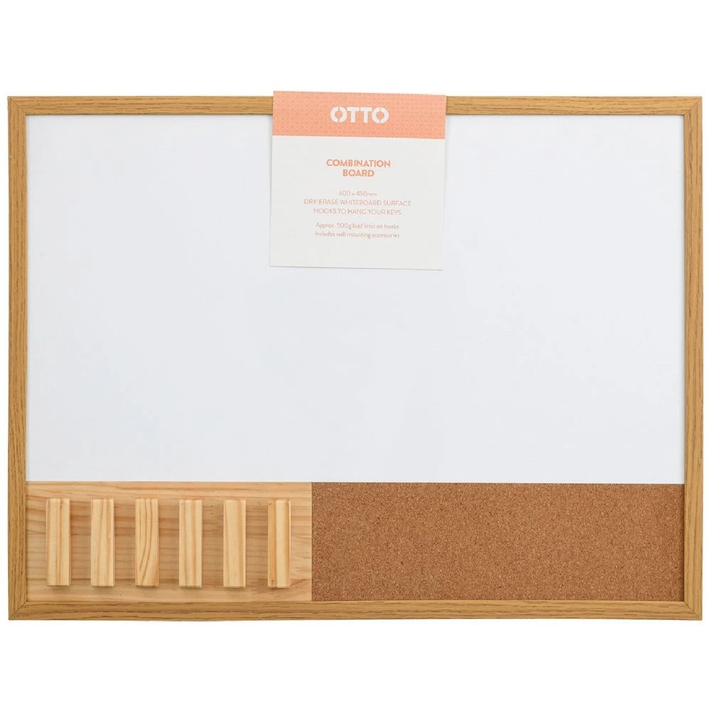 1 Otto Dry-Erase Combination Board 400 x 600mm, 1 of 8
