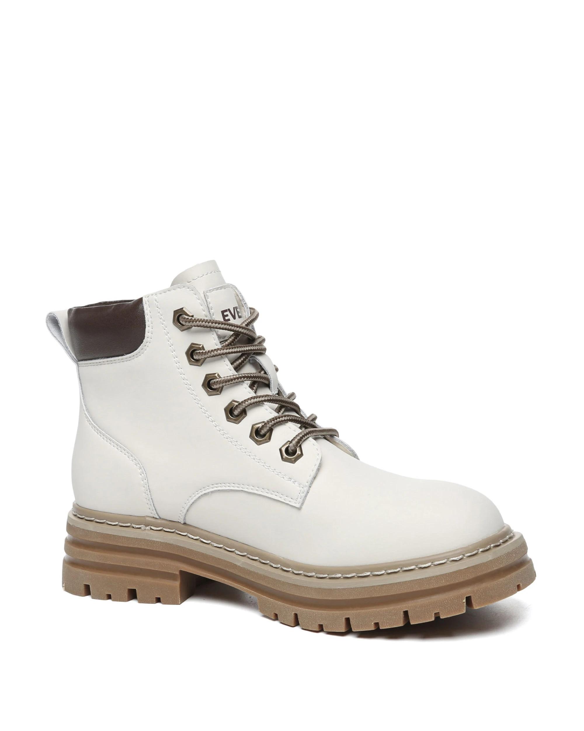 2 Everau Unisex Stephanie Boots CREAM, 2 of 5