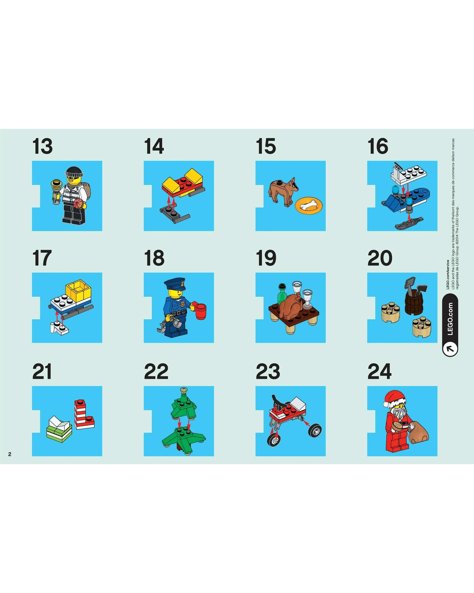 2 LEGO 60063 City Advent Calendar: Christmas Fun!, 2 of 5