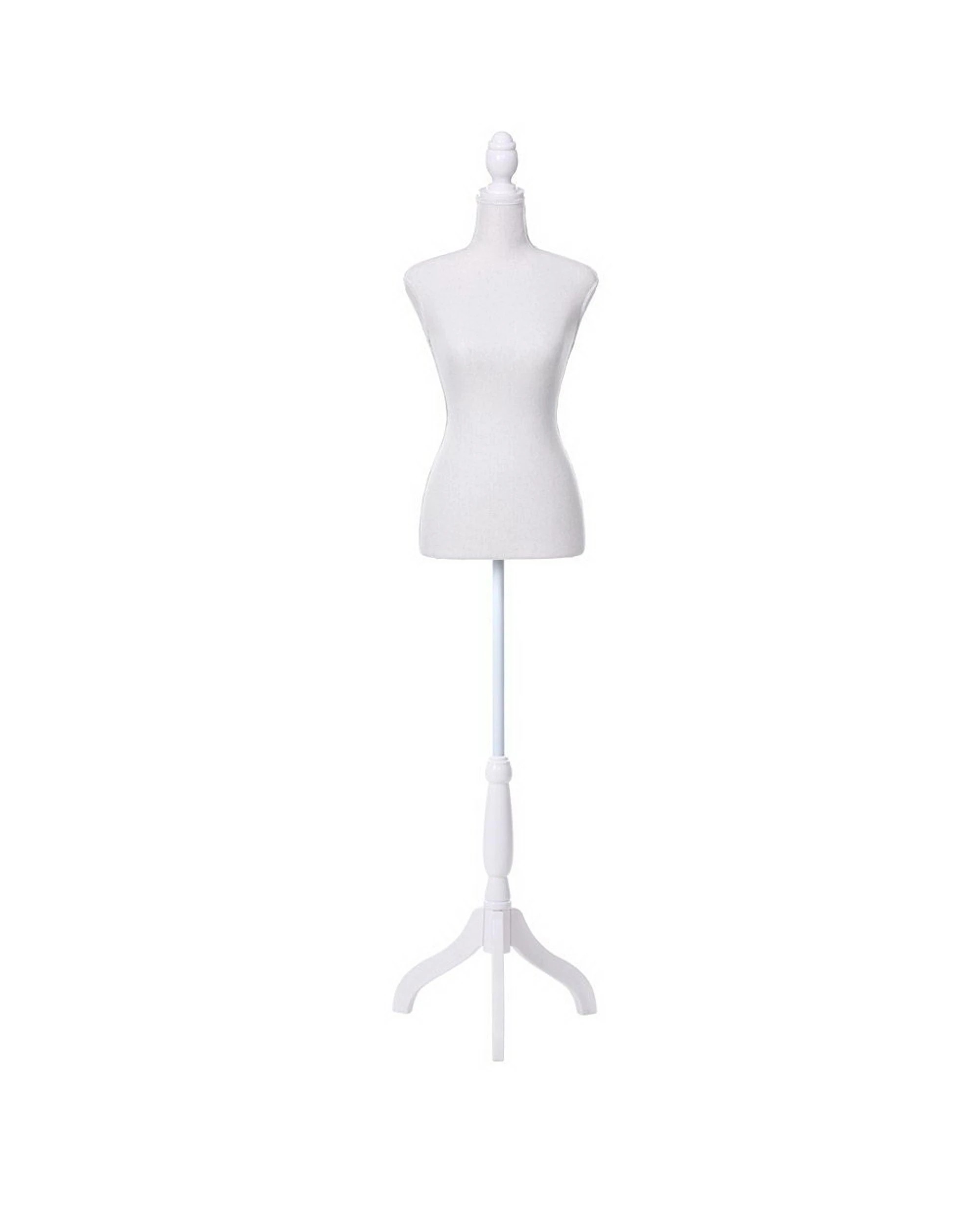 1 Embellir Female Mannequin Dummy Model Dressmaker Clothes Display Torso Tailor - White, 1 of 7