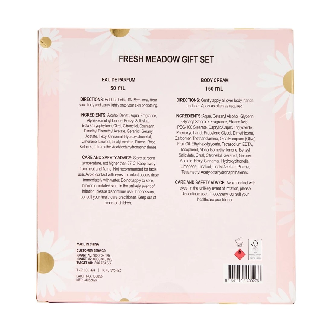 8 OXX Fragrance Fresh Meadow Gift Set, 8 of 8