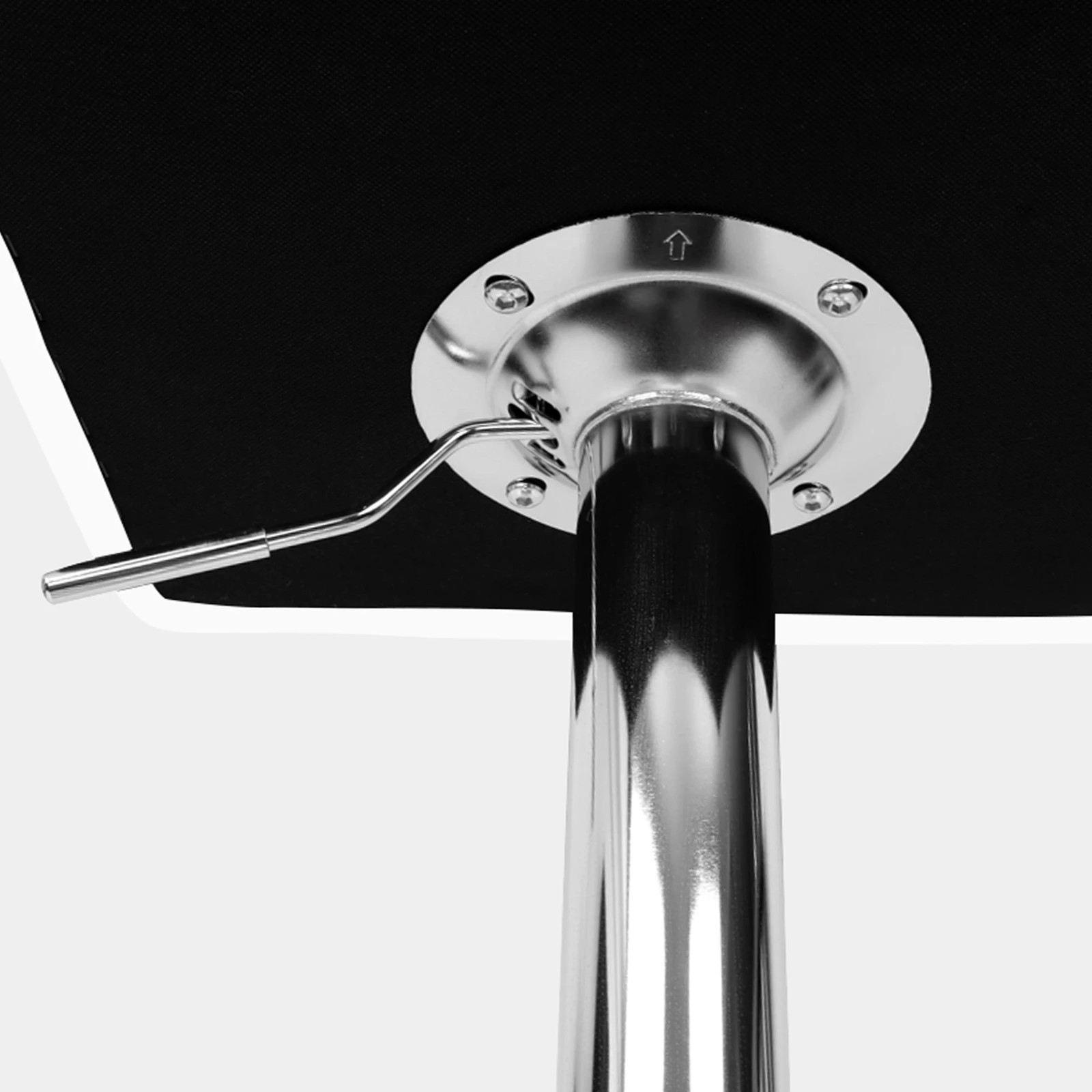 7 Alfordson 2x Bar Stools Ralph Kitchen Swivel Chair Leather Gas Lift - White, 7 of 9