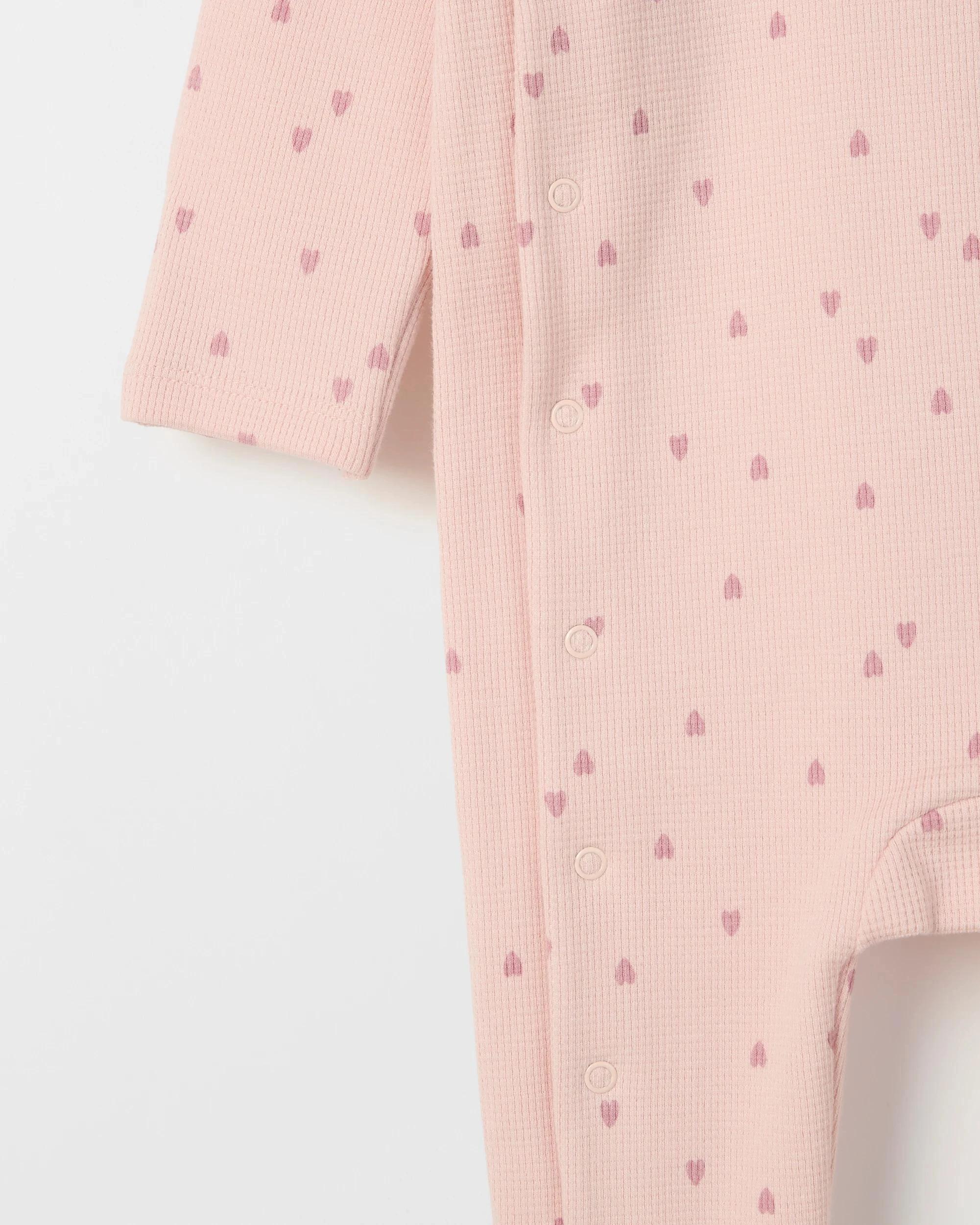 4 Target Baby Baby Organic Cotton Waffle Starter Set HEARTS, 4 of 4