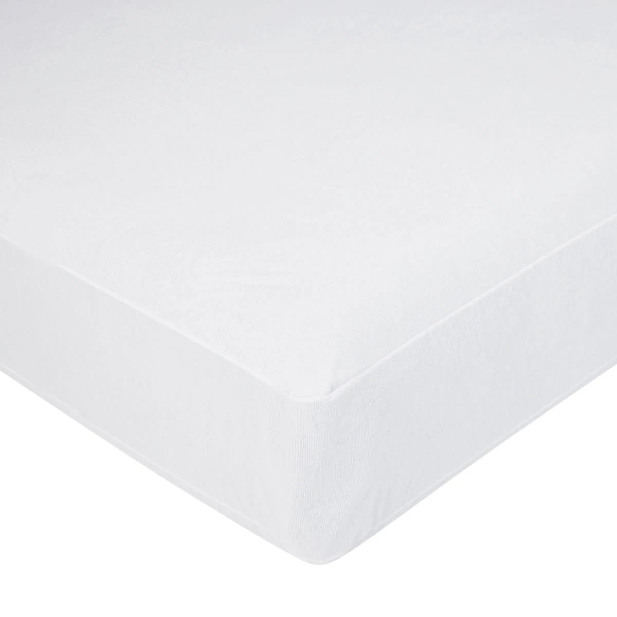 6 Bed Bug Resistant Fitted Mattress Encasement - King Bed, White, 6 of 8