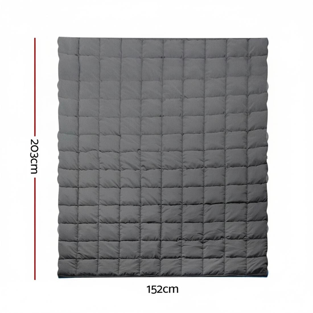 7 Giselle Weighted Blanket 5KG Adult - Grey, 7 of 7