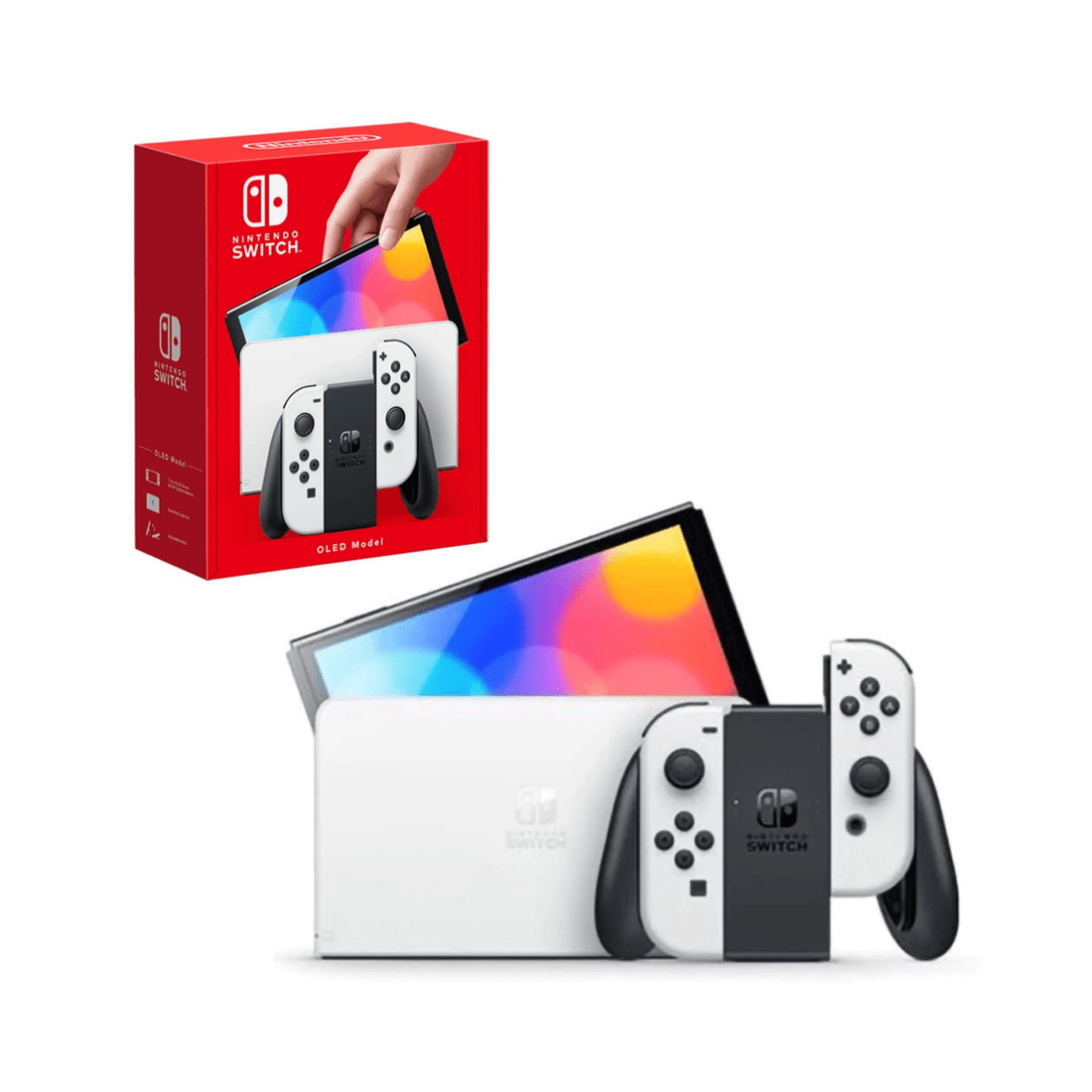 Nintendo Switch OLED Model White Console - White - Kmart
