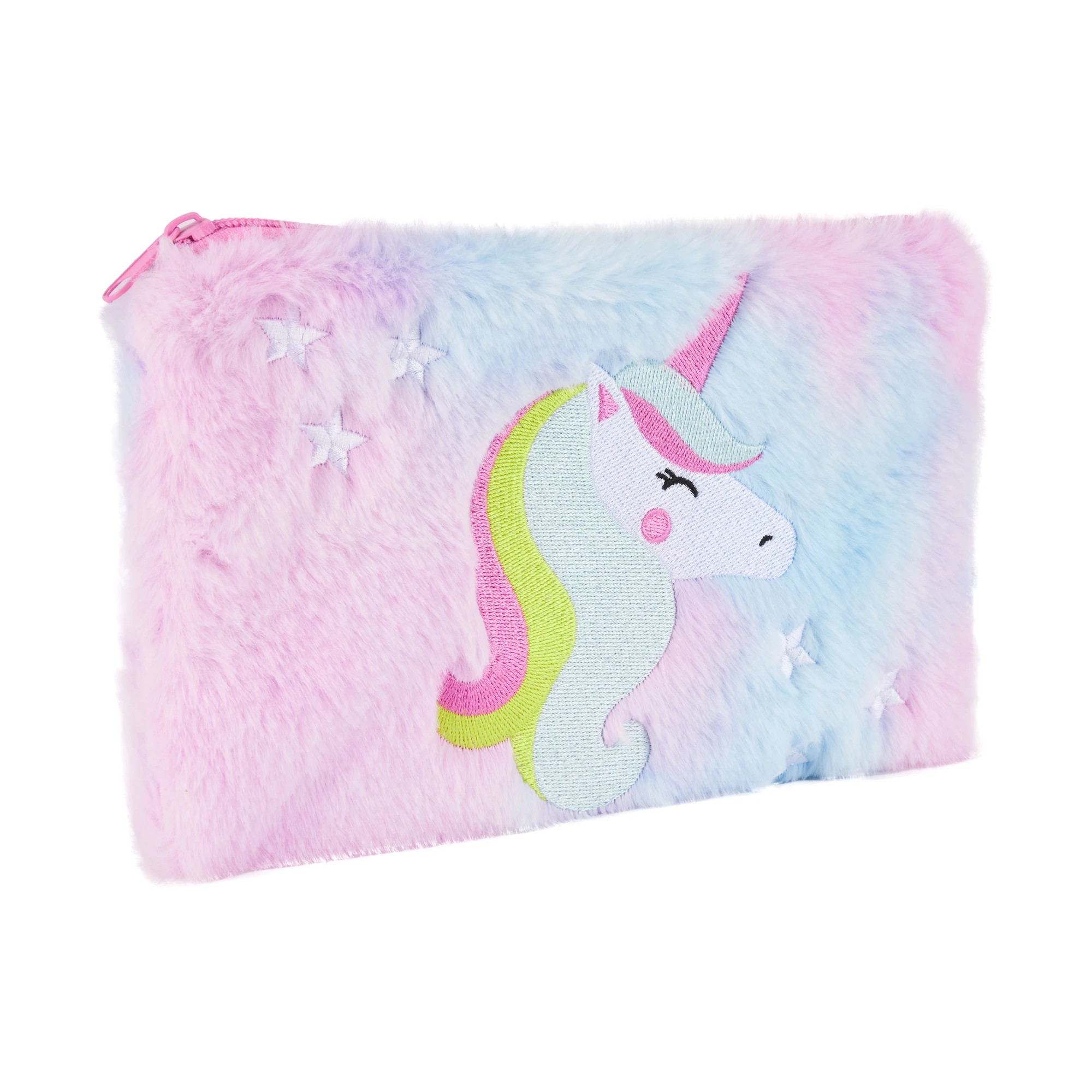 2 Fluffy Pencil Case - Unicorn, 2 of 7
