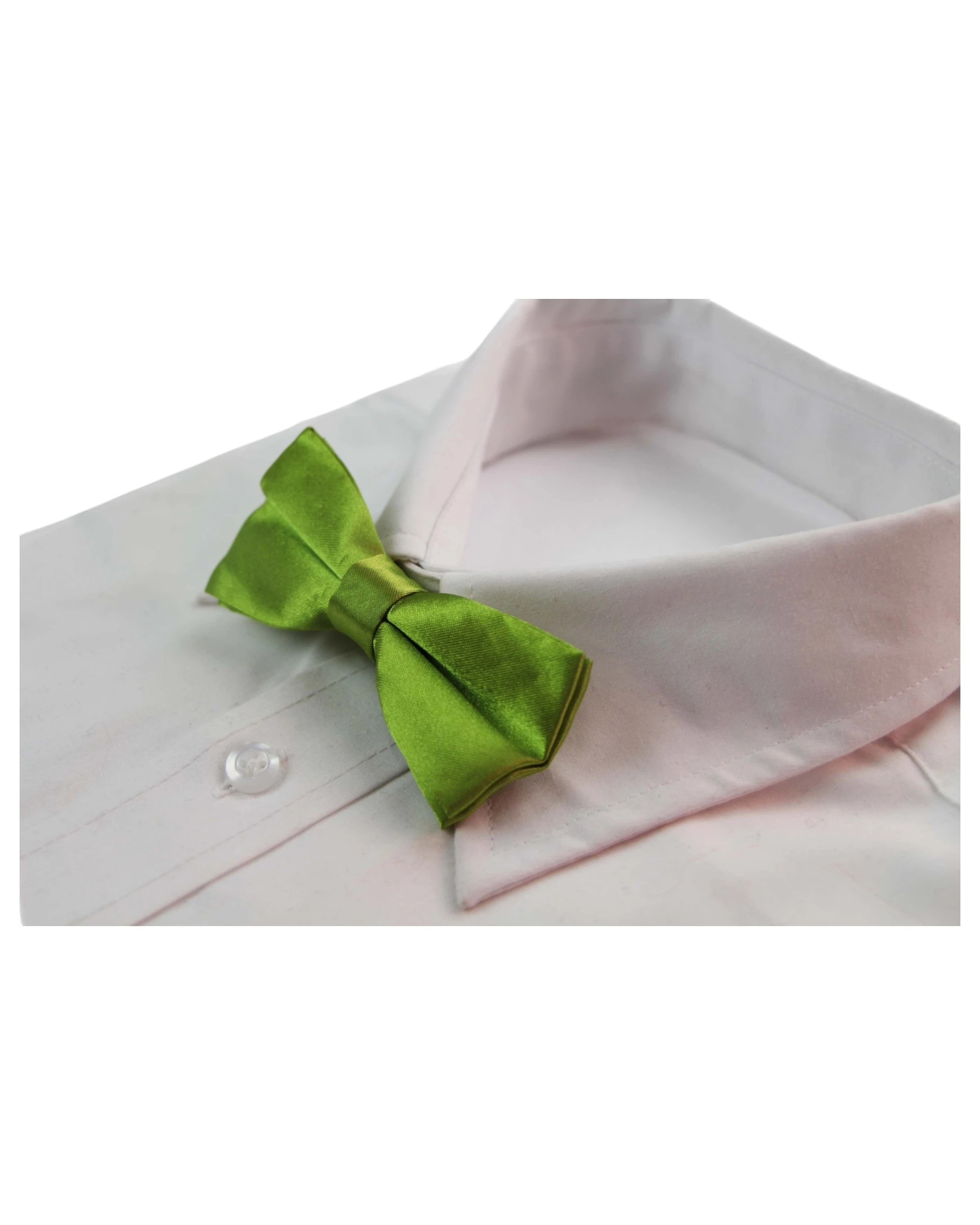 1 Zasel Boys Light Green Plain Bow Tie, 1 of 3