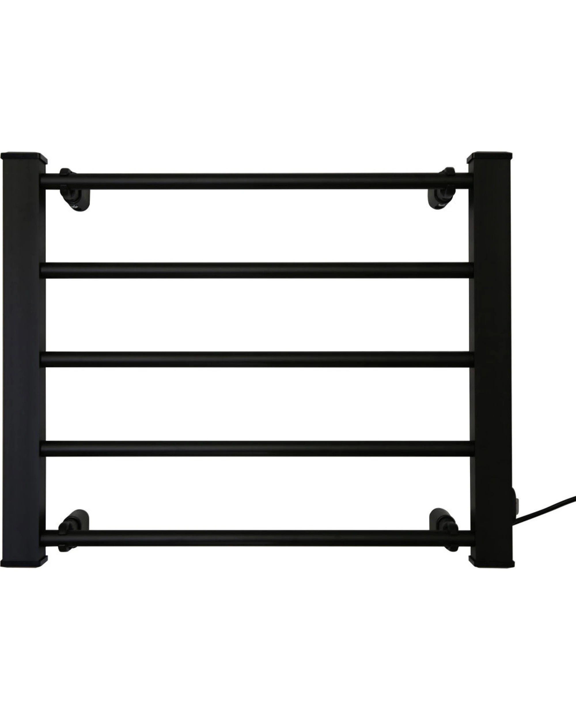 2 Pronti Heated Electric Towel Bathroom Rack Ev-90- Black, 2 of 5