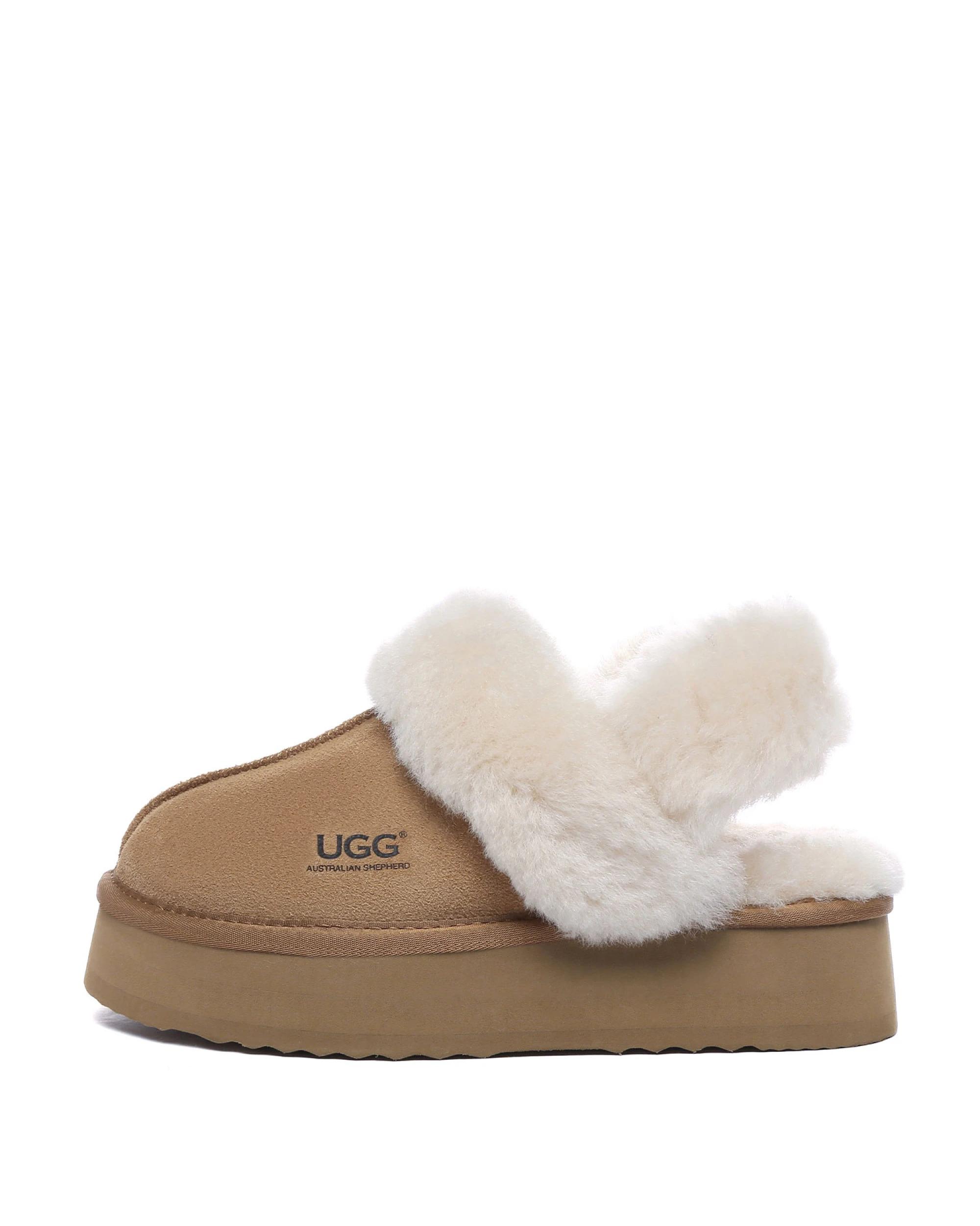 4 Australian Shepherd UGG Womens Musa platform CHESTNUT, 4 of 5