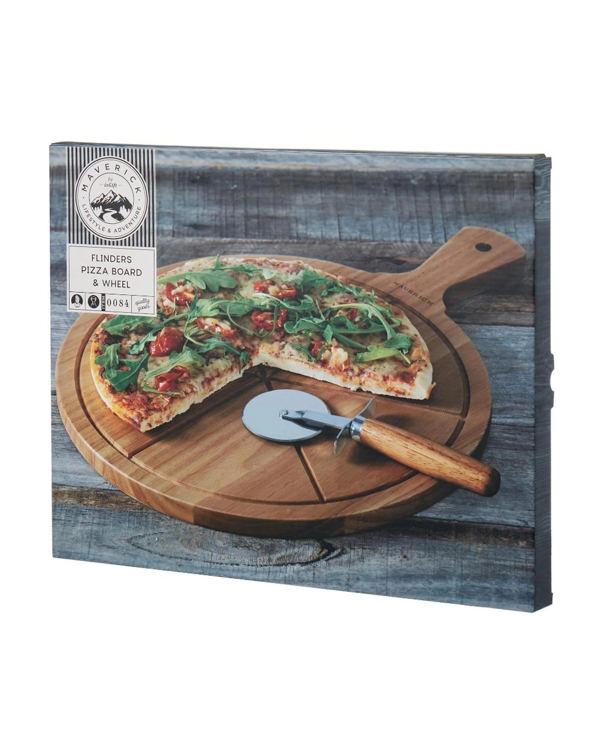 2 Maverick Flinders Pizza Board 44 x 33 x 1.5cm Wheel 2 Piece, 2 of 5