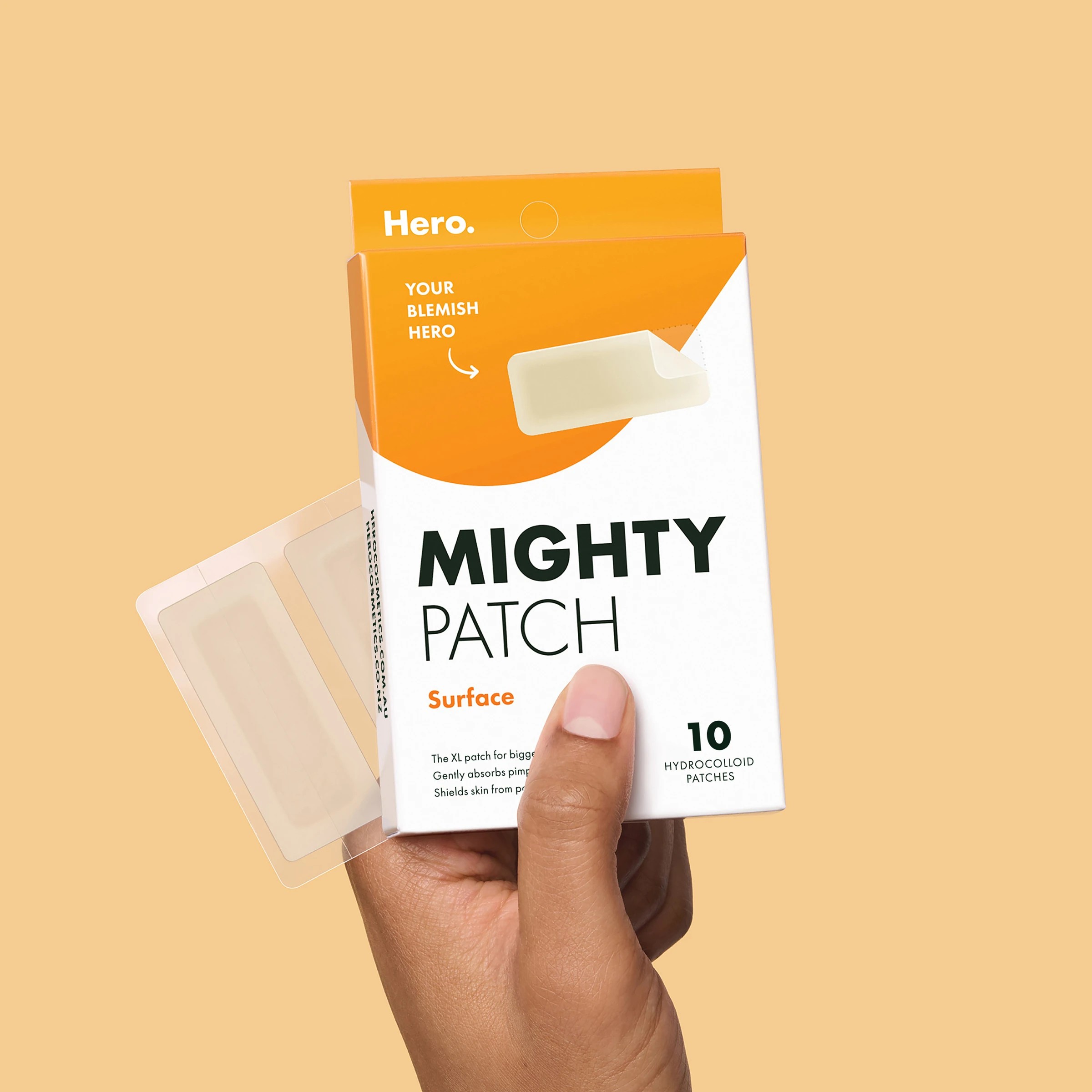 9 Hero 10 Pack Mighty Patch Surface Pimple Patches - Hydrocolloid, 9 of 10