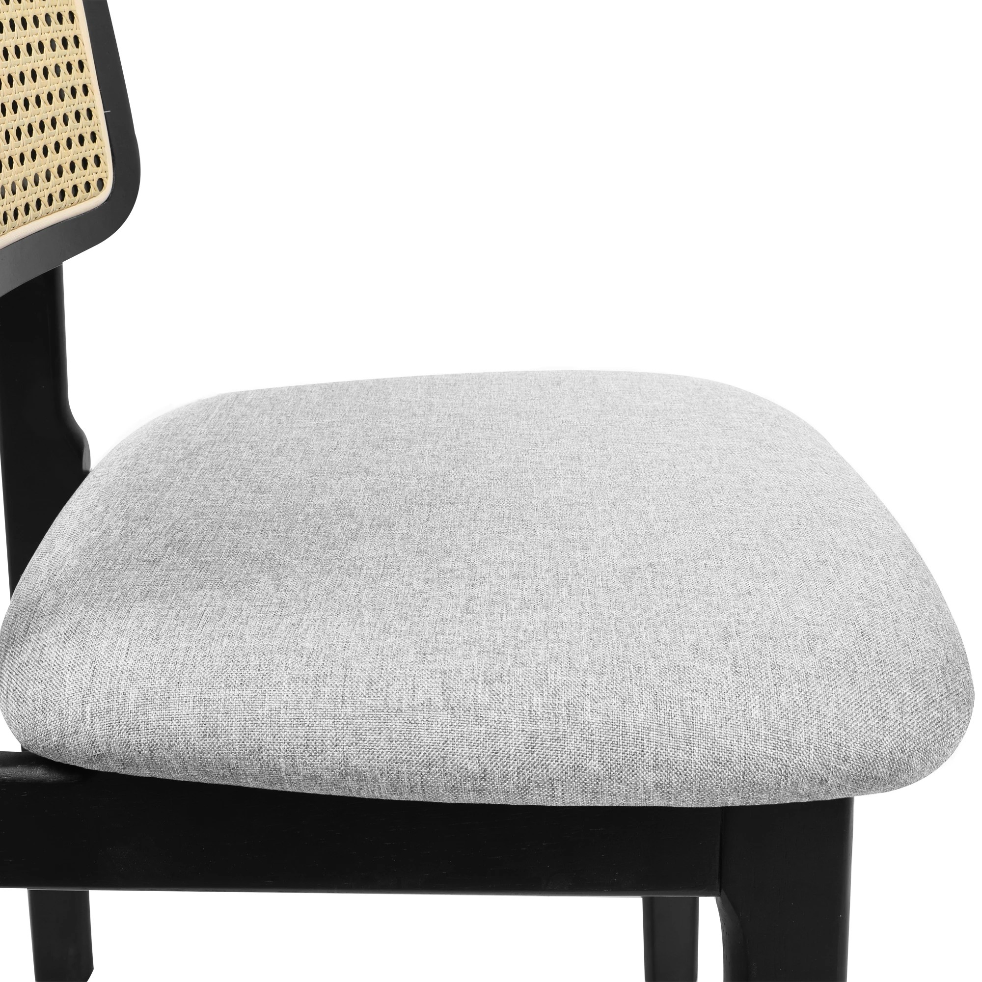 6 Levede Set Of 4 Rattan Dining Chairs - Black, 6 of 7