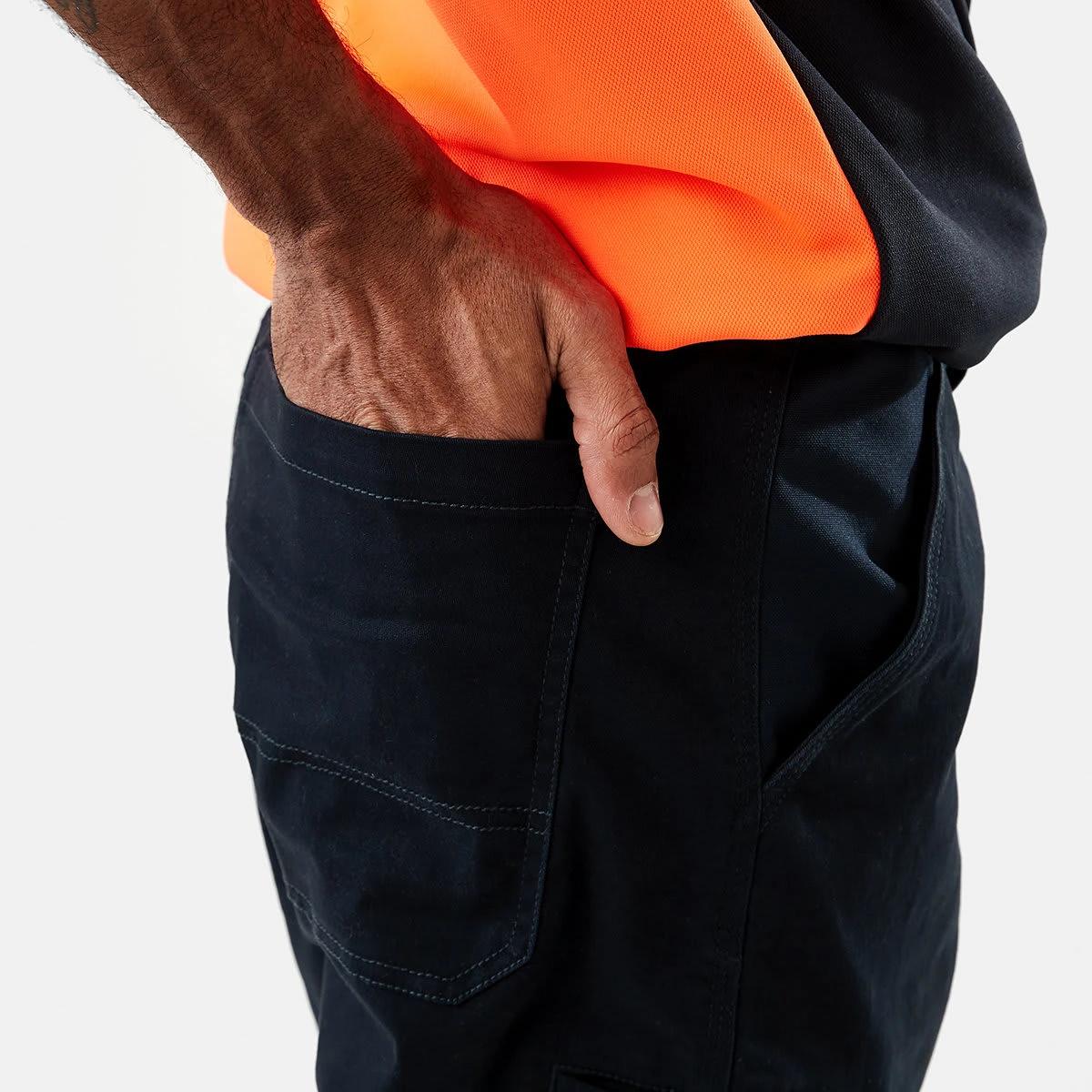 7 Workwear Segmented Reflective Tape Pants SKY CAPTAIN, 7 of 7