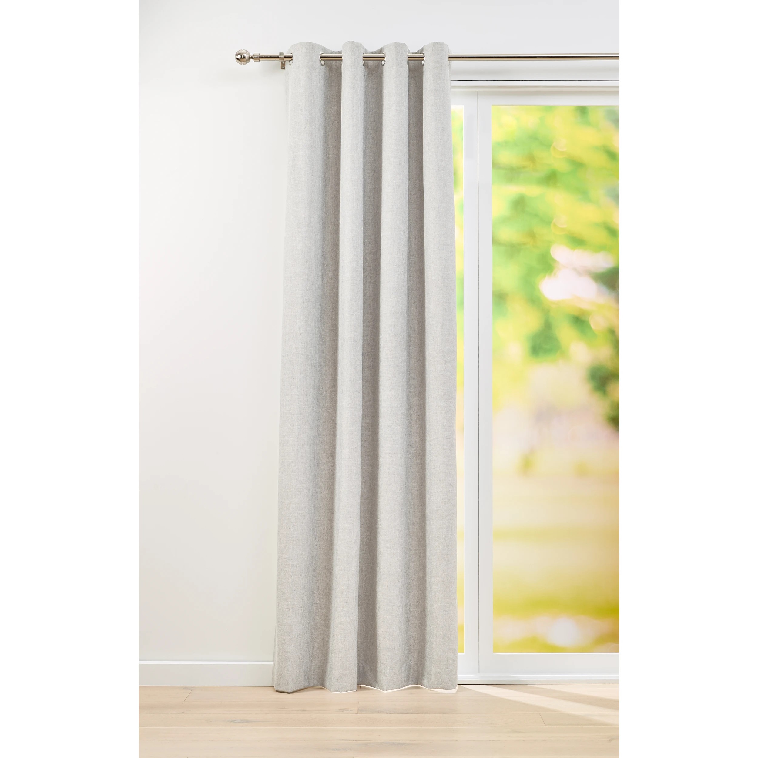 1 Monaco Long Block Out Curtain - Taupe - 140cm x 250cm, 1 of 7