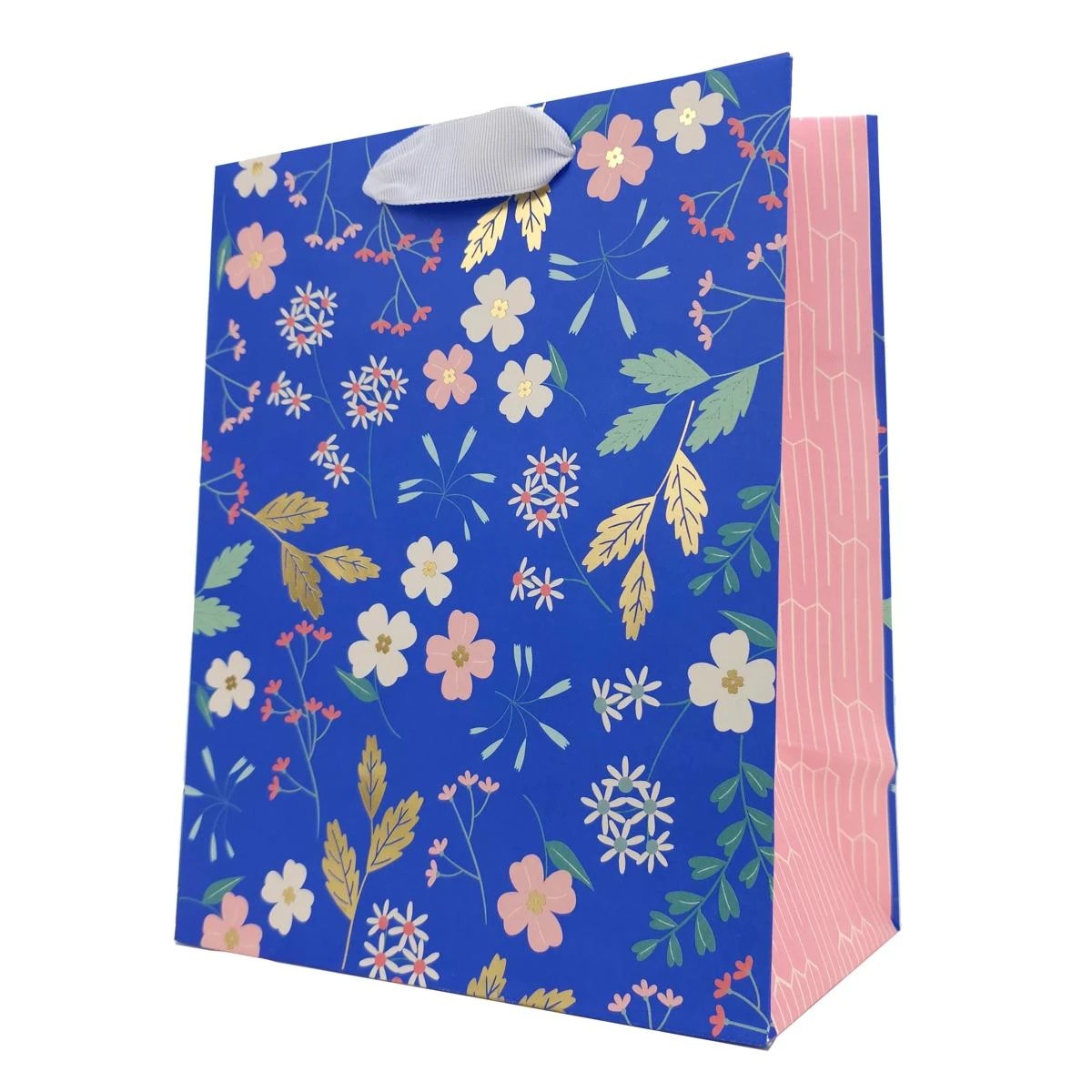 1 Hallmark Fem Florals Gift Bag - Medium, 1 of 3