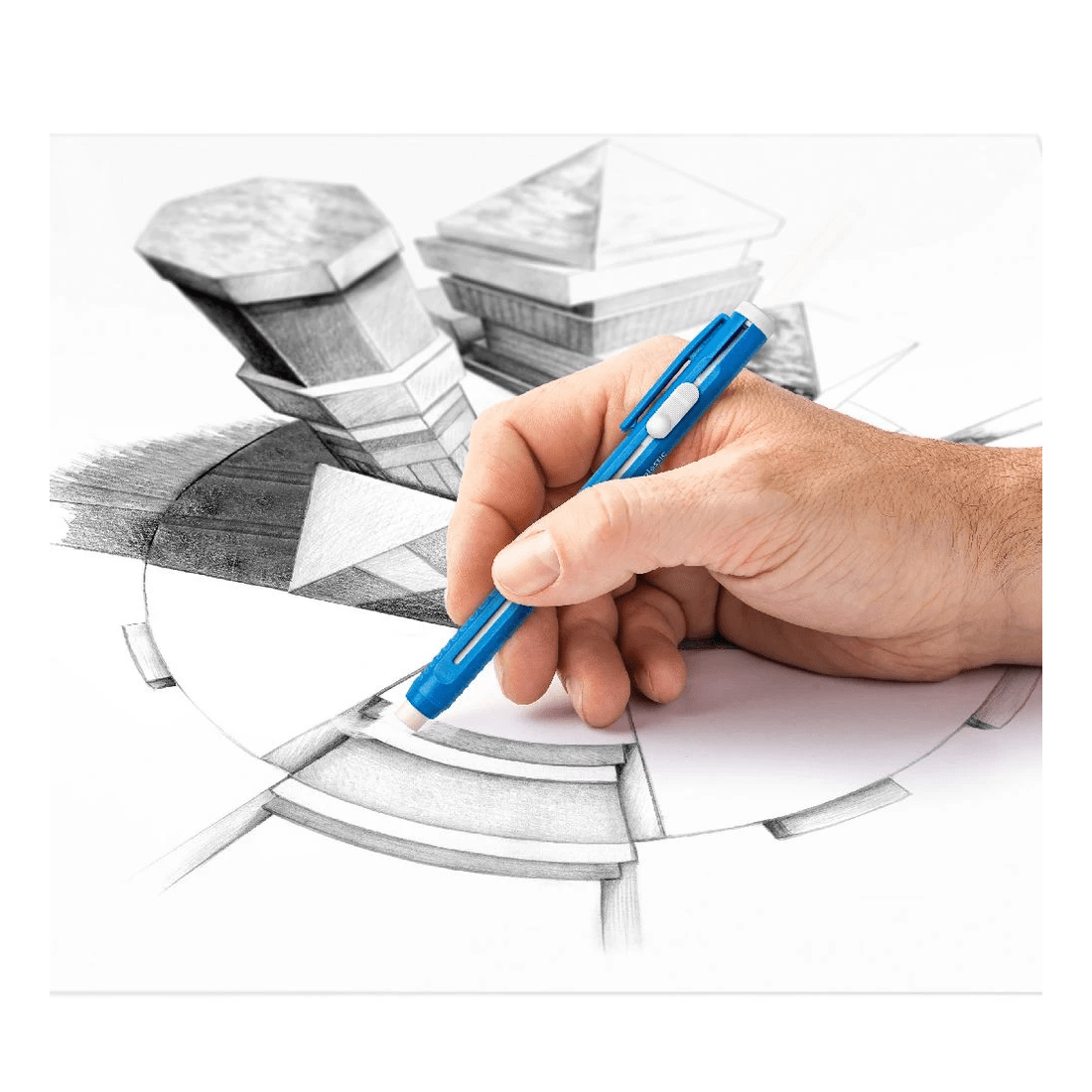 4 Staedtler Mars Plastic Eraser Holder, 4 of 5