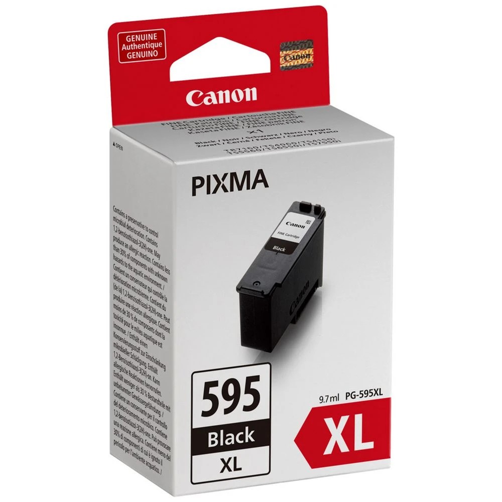 2 Canon PG-595XL Ink Cartridge Black, 2 of 3