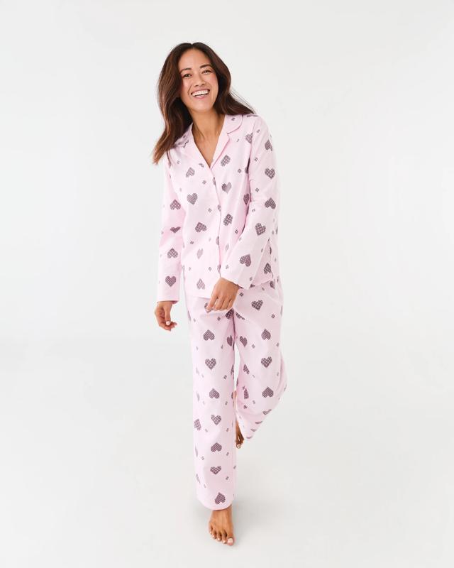 Cotton Print Flannel Pyjama