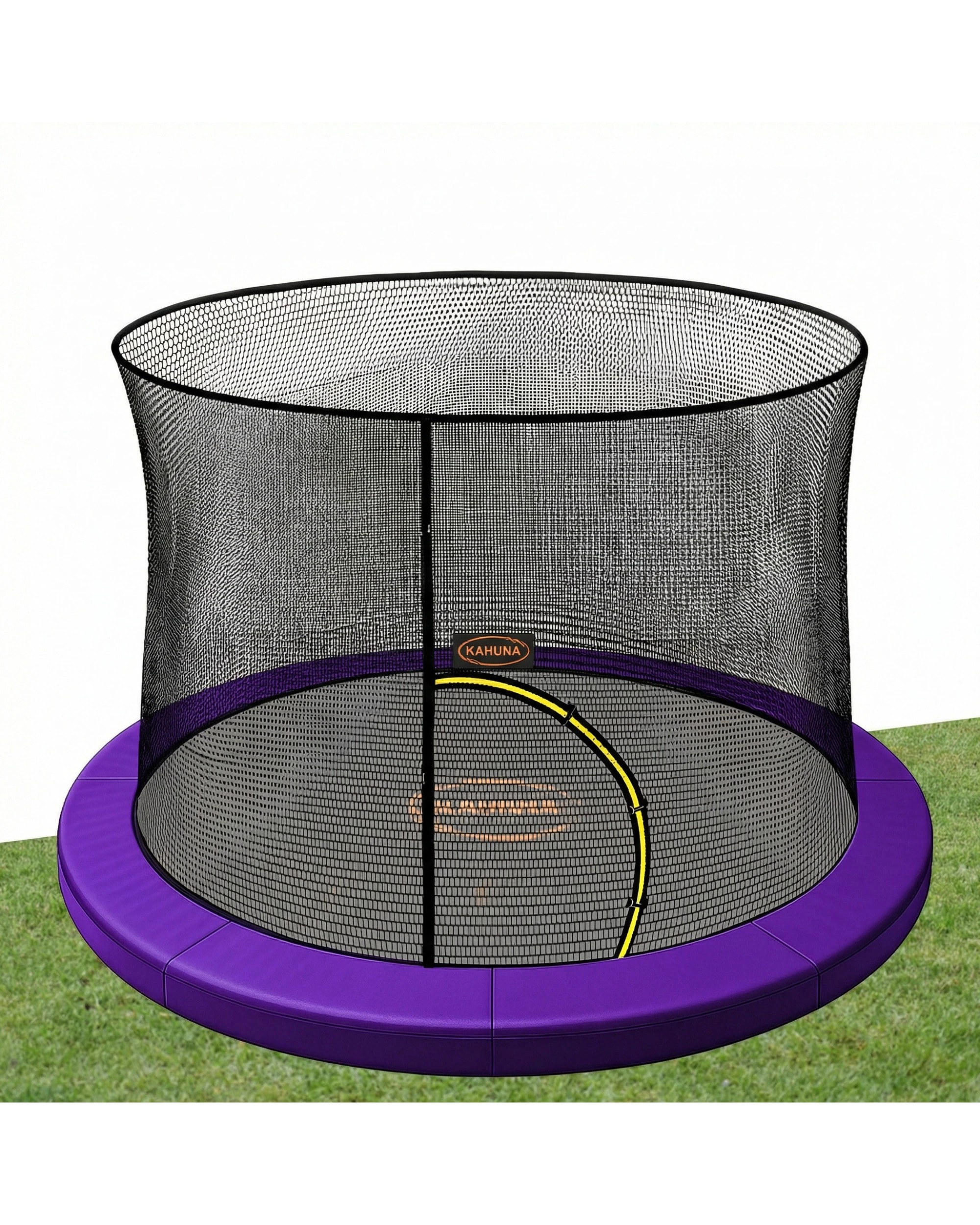 6 Kahuna 14ft 12 Pole Trampoline Replacement Safety Pad and Inner Net Outdoor Enclosure Netting - Purple, 6 of 6