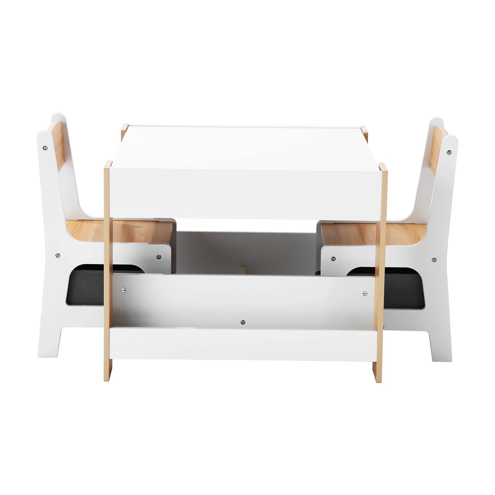 5 Kidbot 4 IN 1 Kids Table and Chairs Set Childrens Activity Centre, 5 of 10