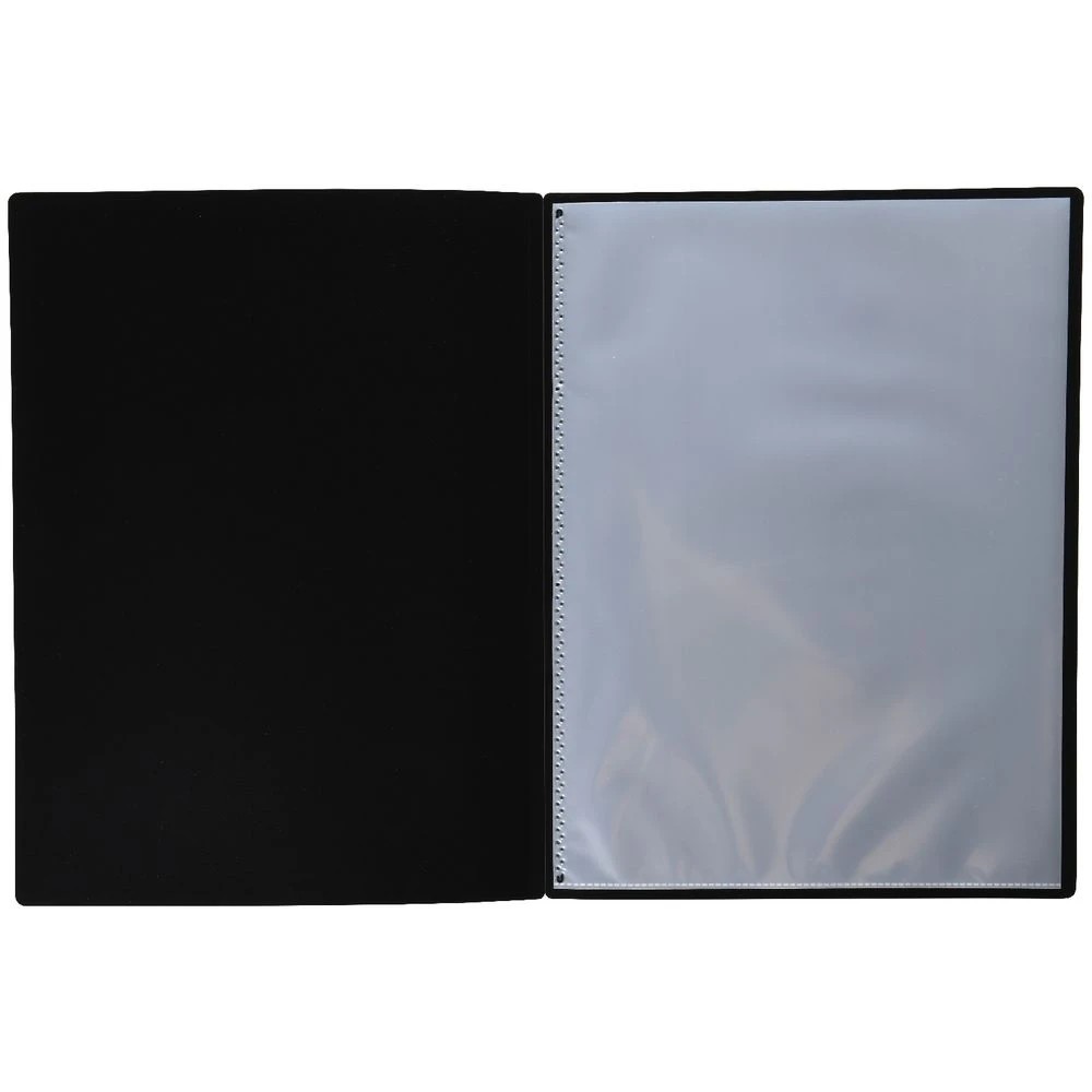 3 Aqua Drops A4 Display Book 10 Pocket Fixed Black, 3 of 5