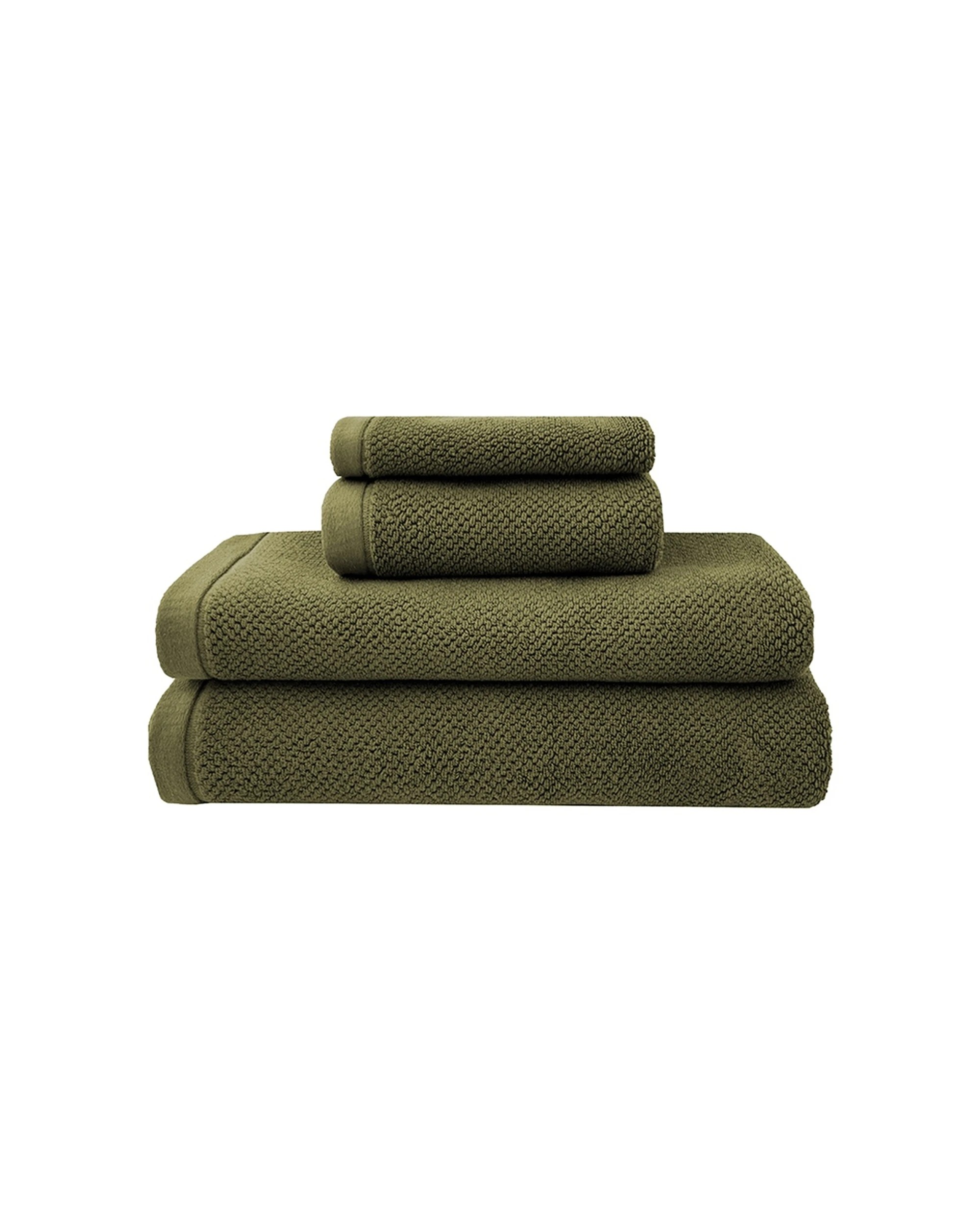 5 Bambury Angove 950gsm Soft Absorbent Cotton Bath Mat 4PK 50x80cm - Green, 5 of 5