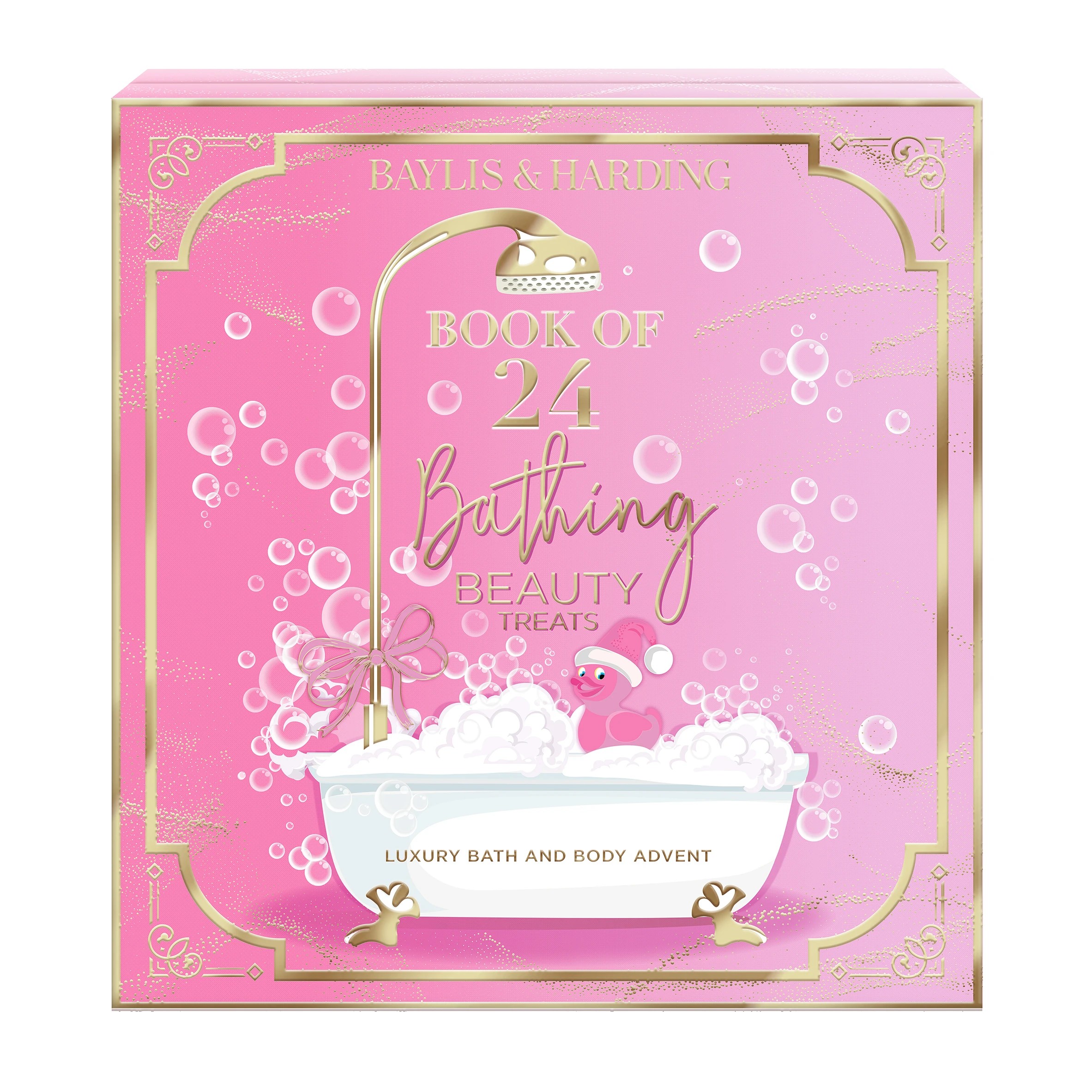 1 Baylis & Harding Book of 24 Bathing Beauty Treats Luxury Bath and Body Advent Kit, 1 of 4