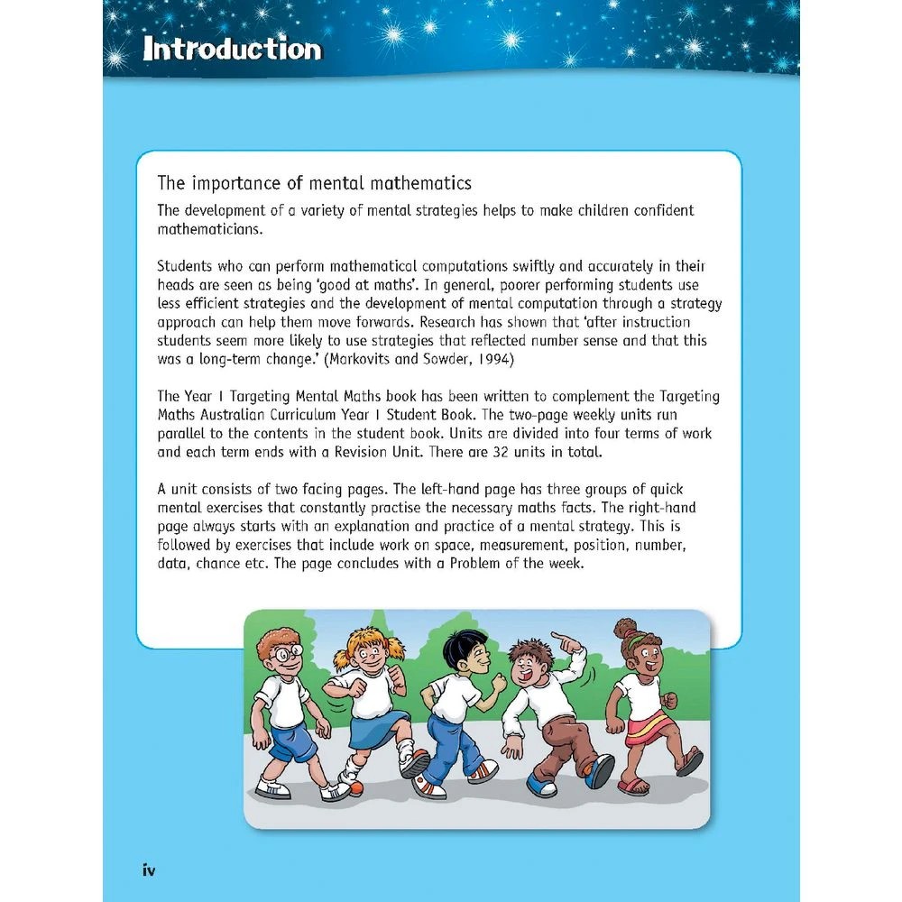 3 Targeting Mental Maths Student Book Year 1, 3 of 10