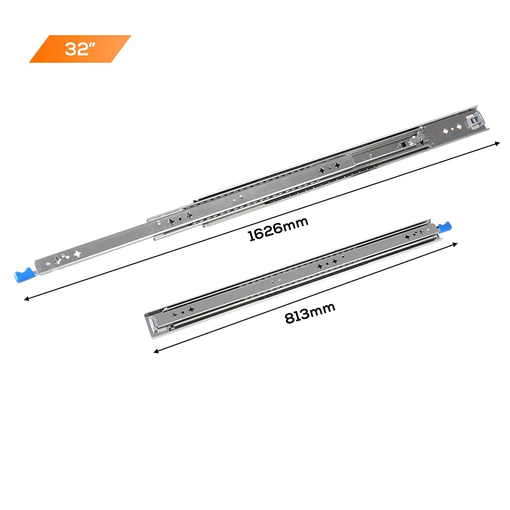 3 Traderight Pair 813Mm 150Kg Heavy Duty Drawer Slides, 3 of 5