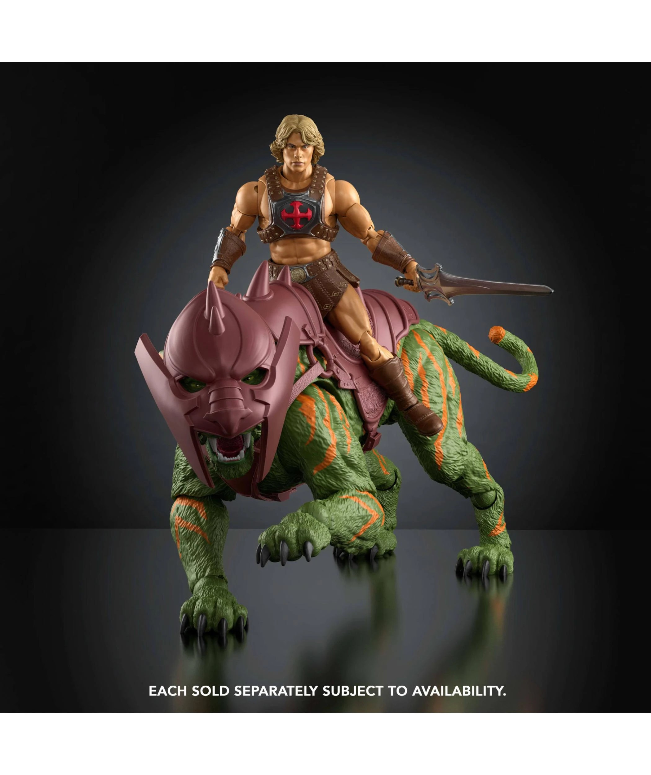5 Masters of The Universe Chronicles Battle Cat Action Figure - Green, 5 of 5