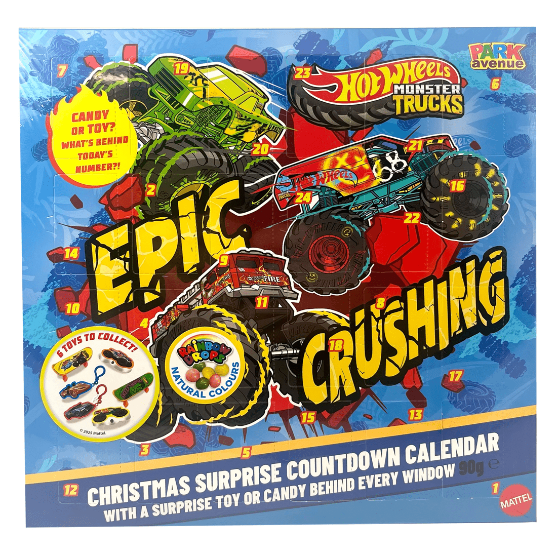 1 Hot Wheels Surprise Advent Calendar 90g, 1 of 3