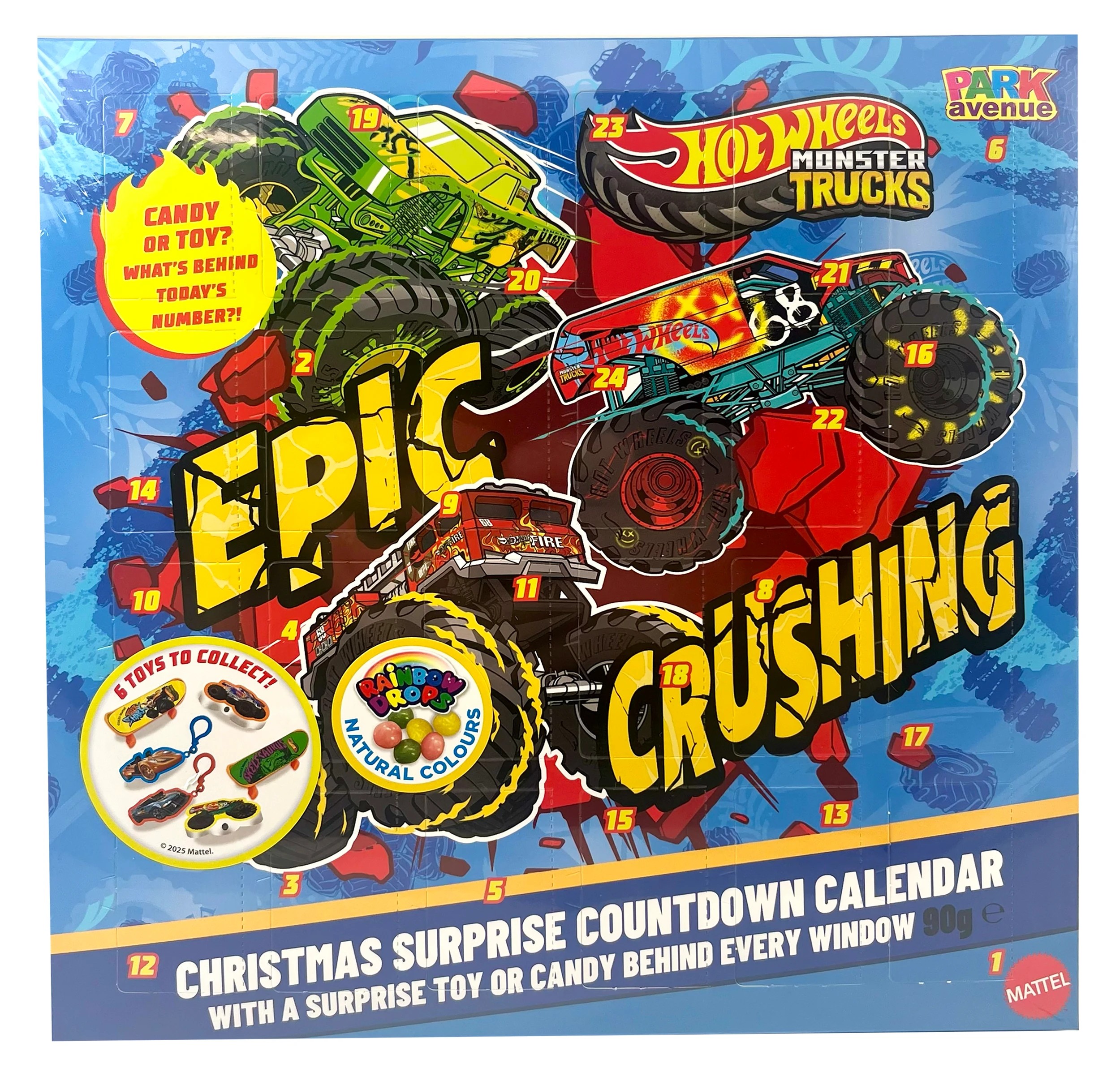 1 Hot Wheels Surprise Advent Calendar 90g, 1 of 3