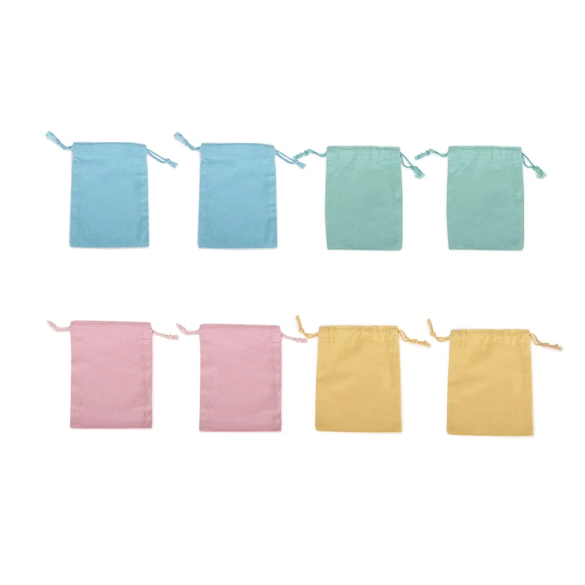 1 8 Pack Fabric Loot Bags, 1 of 4