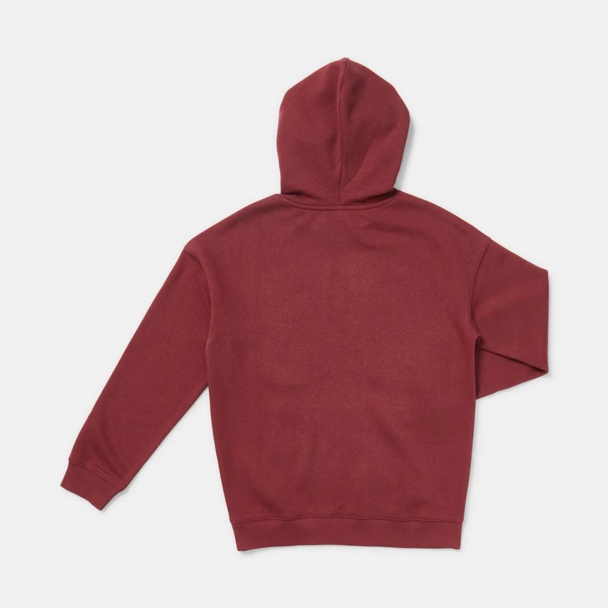 9 Oversized Hoodie With Pocket Red Brick, 9 of 9