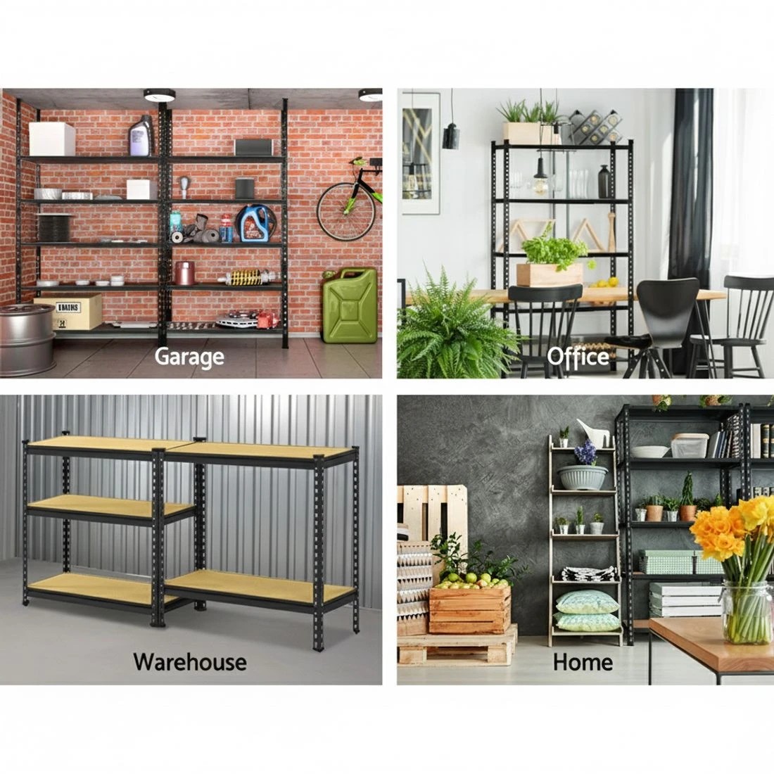 4 Giantz 4x1.5M Garage Shelving Warehouse Rack Pallet Racking Storage Shelve - Multi, 4 of 4