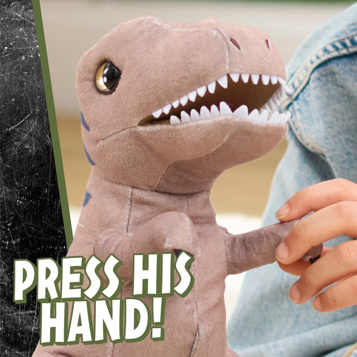 2 Jurassic World Rebirth Roaring T-Rex Plush Toy, 2 of 6
