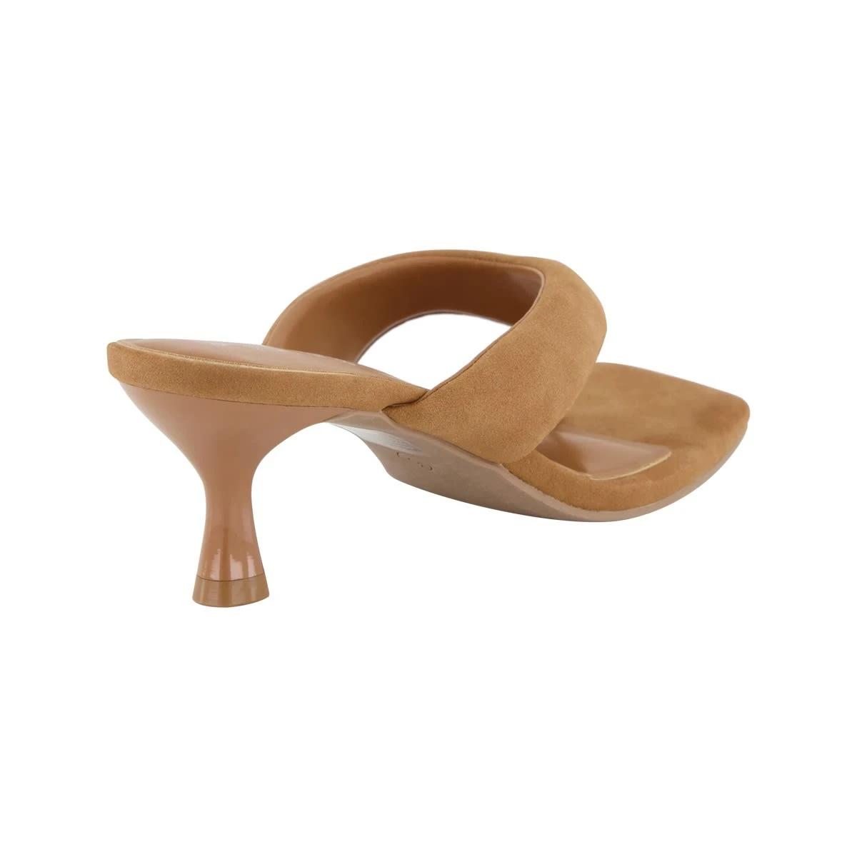 4 Cushion Toe Post Heels RICH TAN, 4 of 5