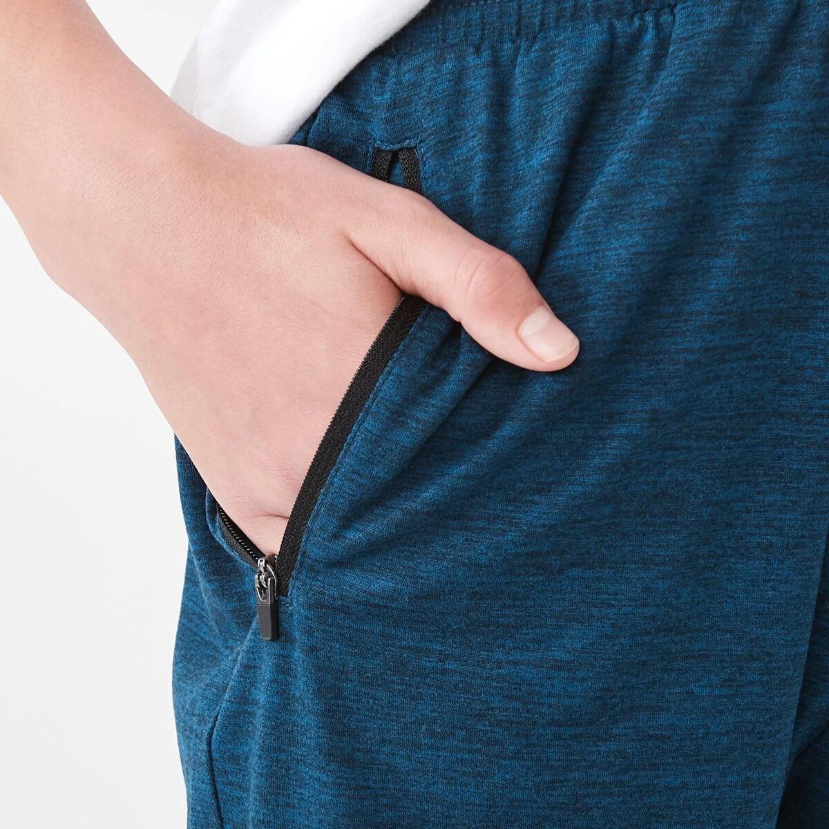 4 Active Kids Knit Shorts Text Blue, 4 of 8