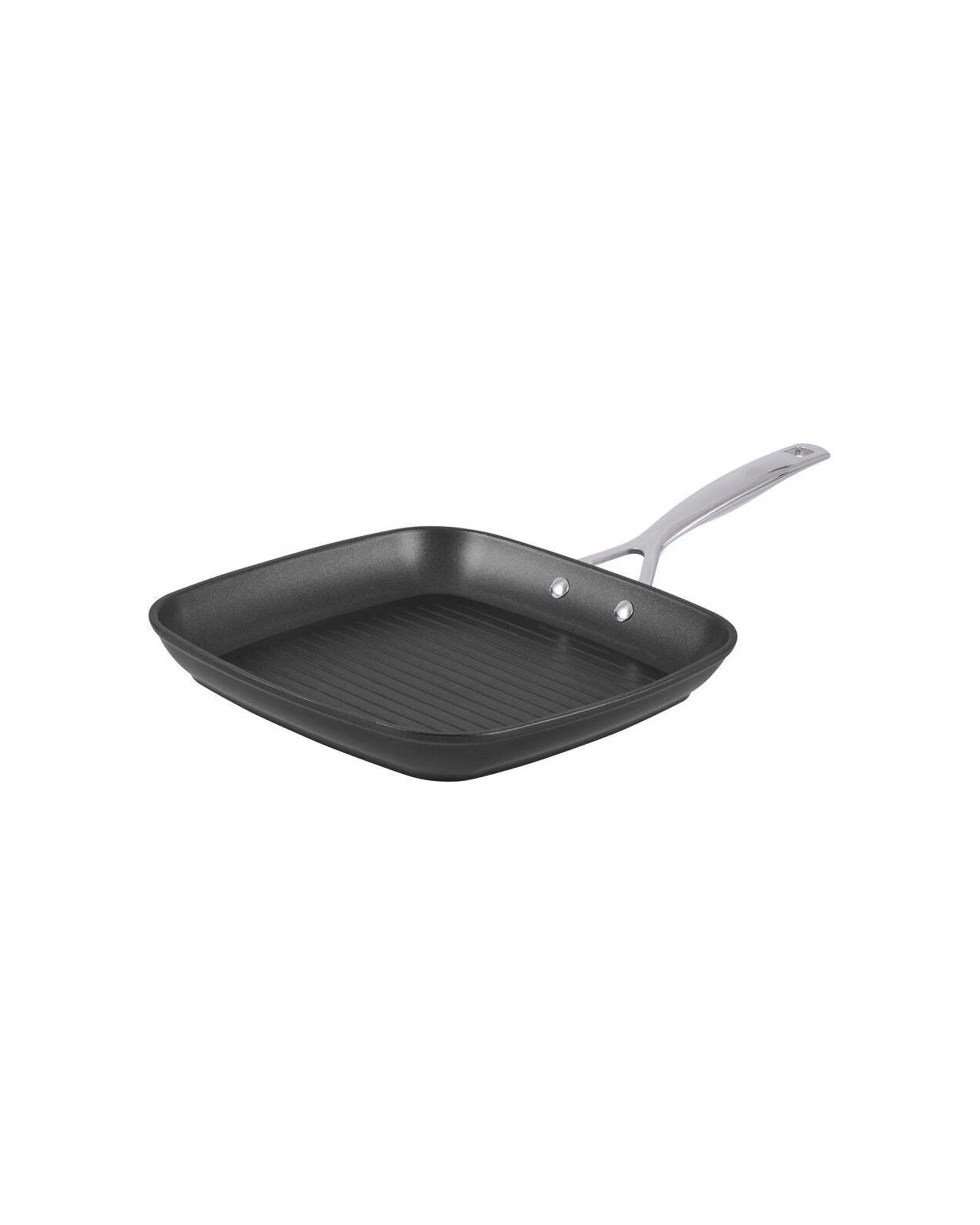 1 Pyrolux Ignite 28cm Aluminium Non-Stick Grill Pan Square Whitford Quantanium Coating - Black, 1 of 1