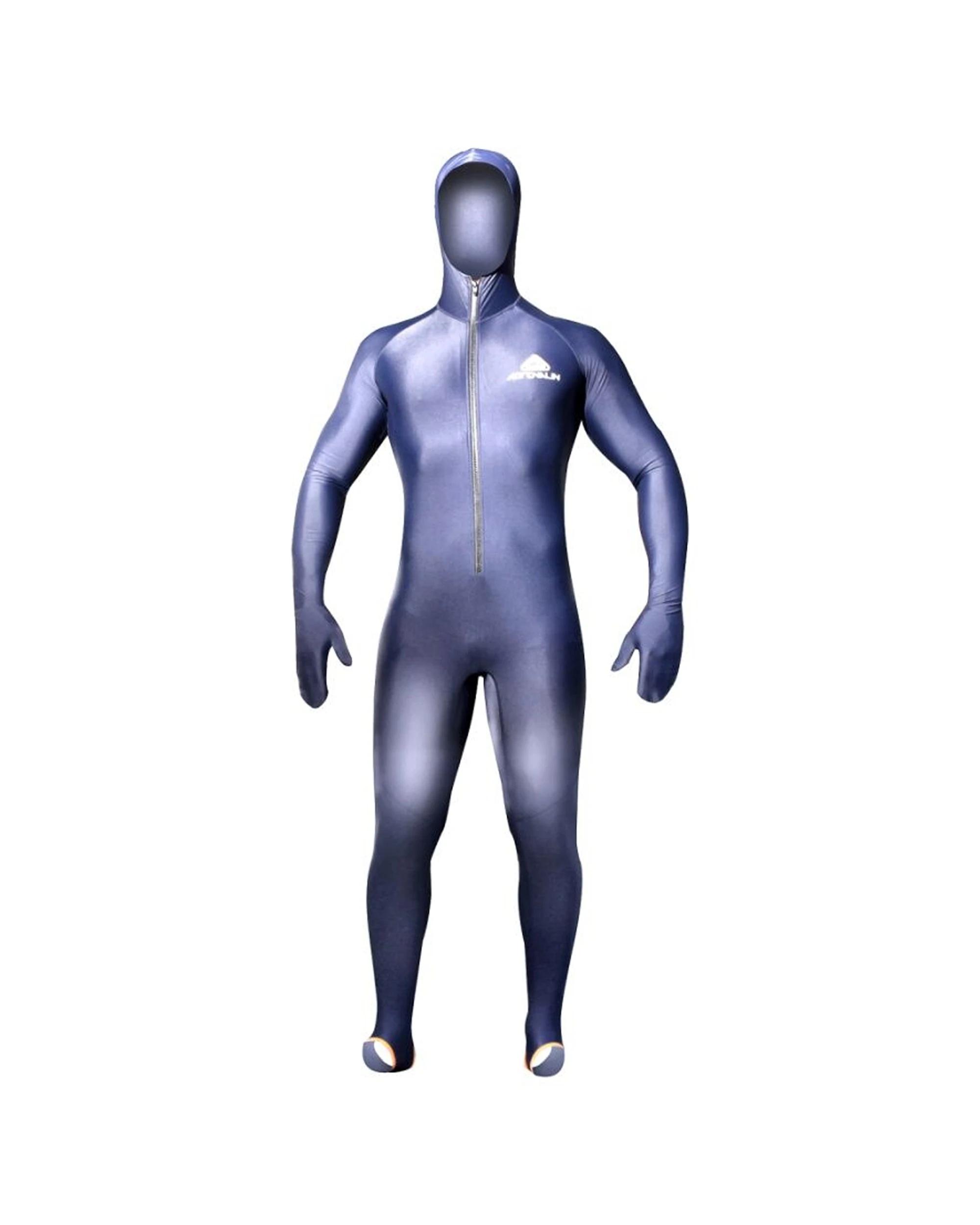 1 Adrenaline Hooded Full Lycra Stinger Dive Suit String Protection BLUE, 1 of 1