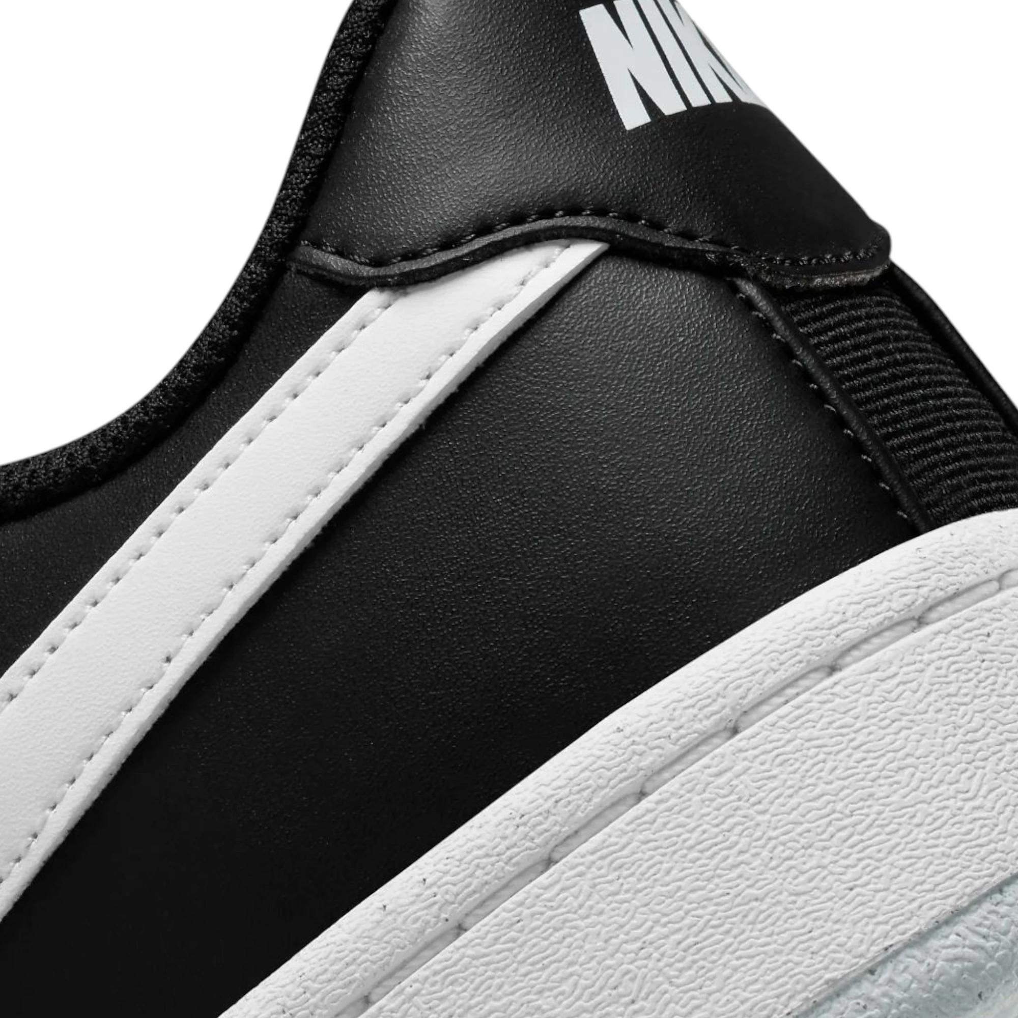 7 Nike Mens Court Royale 2 Next Nature Athletic Shoes BLACK/WHITE, 7 of 7