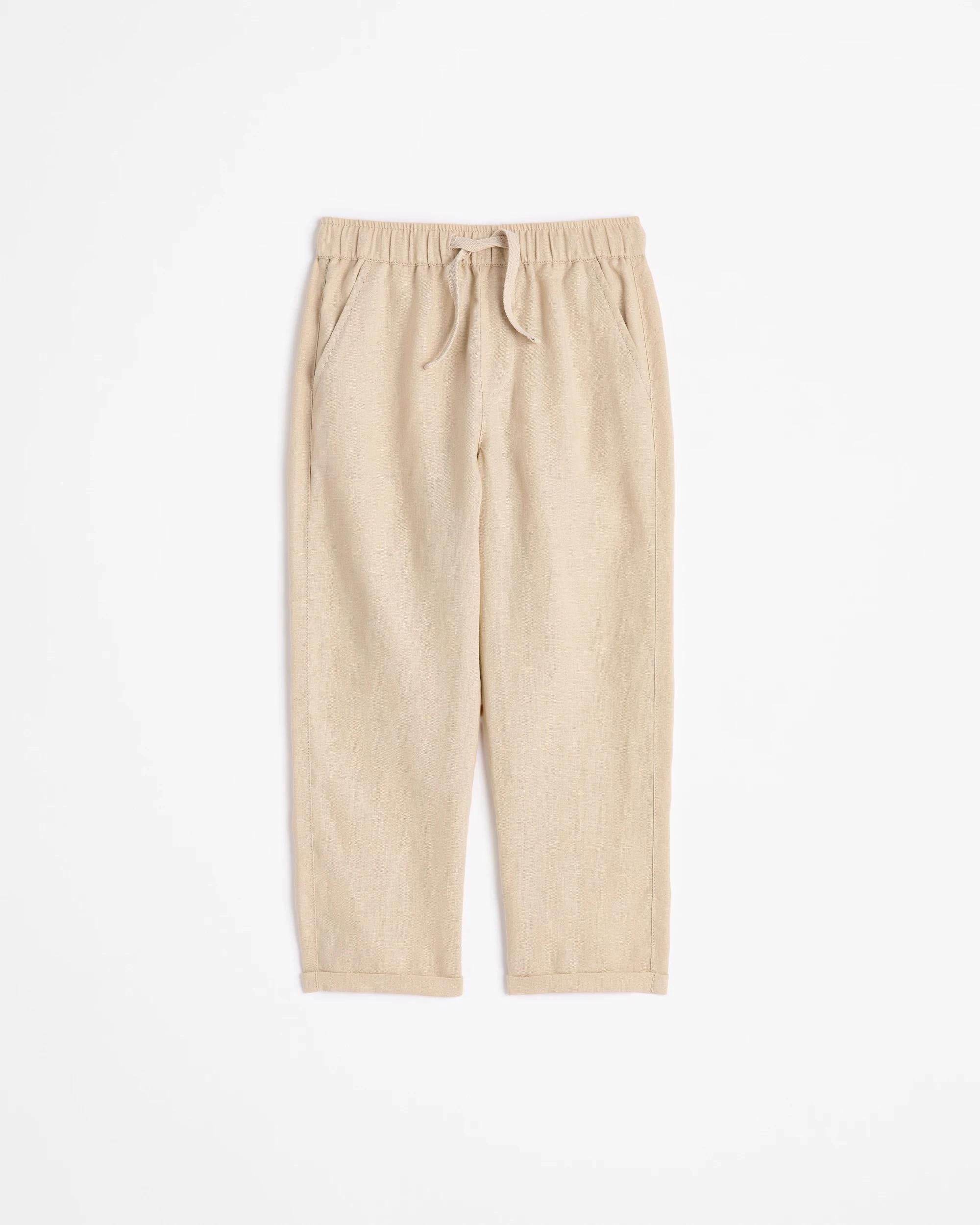 4 Target European Linen Pant CREAM, 4 of 9