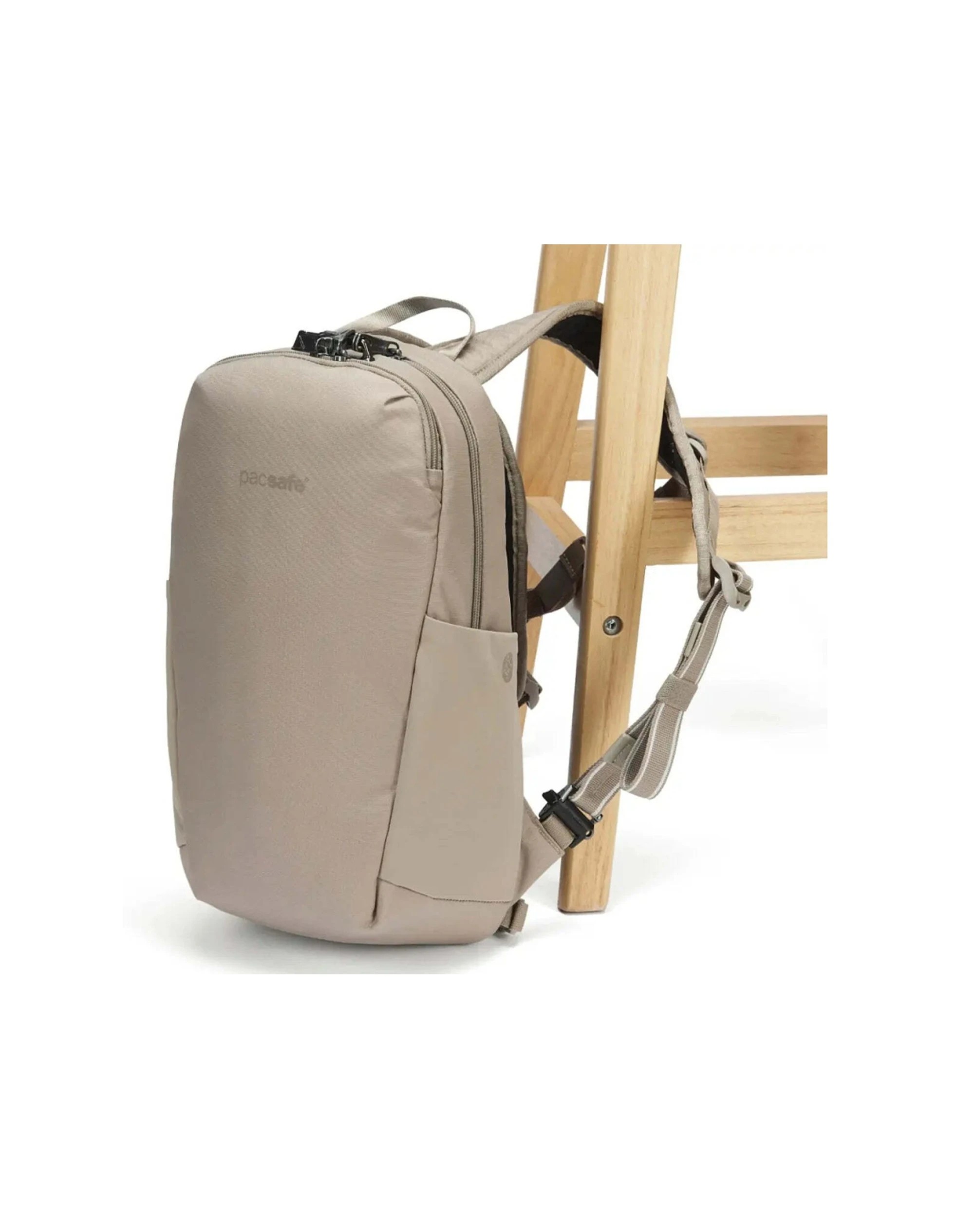 6 Pacsafe V Tech Anti-Theft RFID Blocking Backpack 12L Enhanced Storage - Brown, 6 of 8