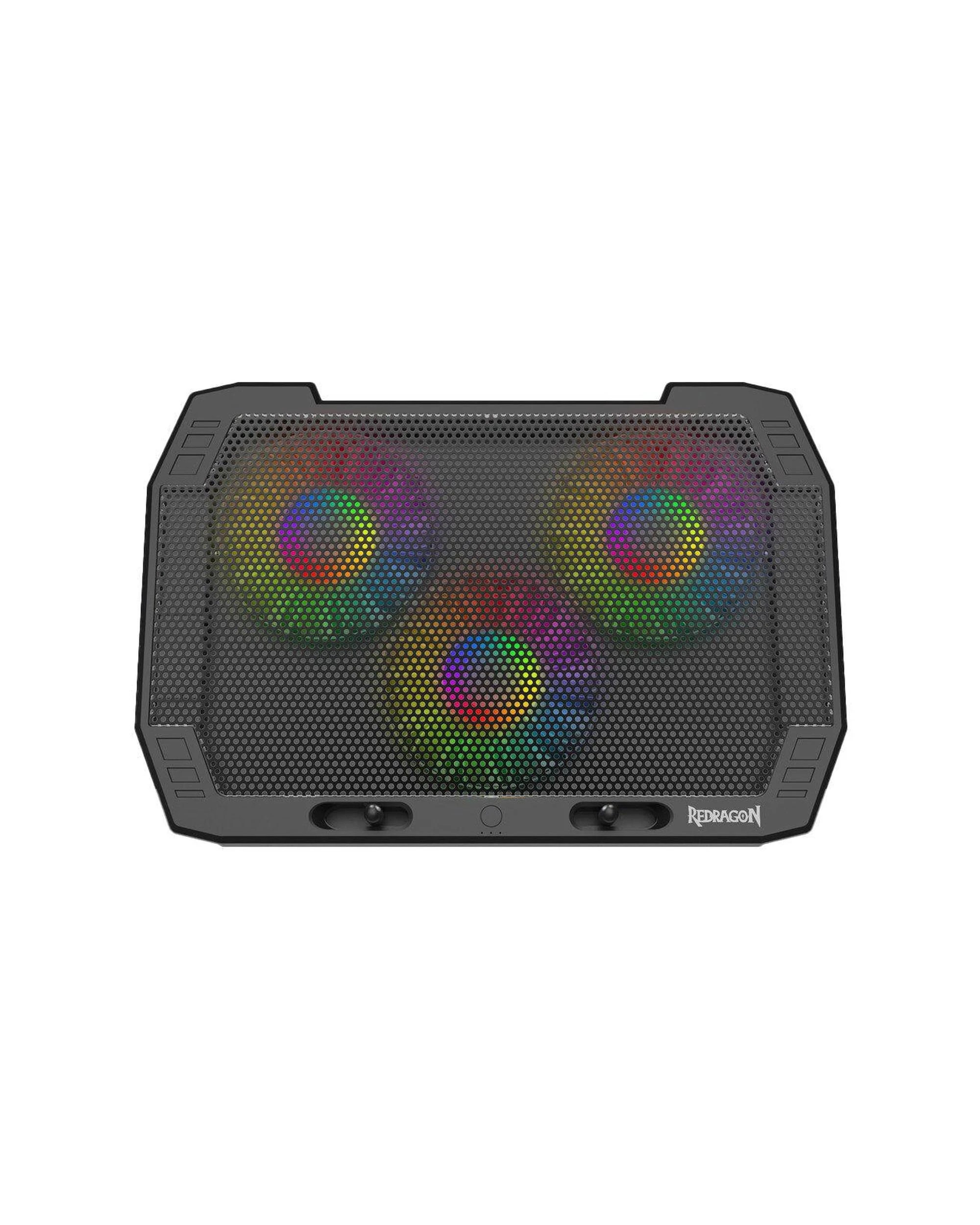 3 Redragon GCP511 Ingrid TripleFan RGB Laptop Cooling Stand - Black, 3 of 4