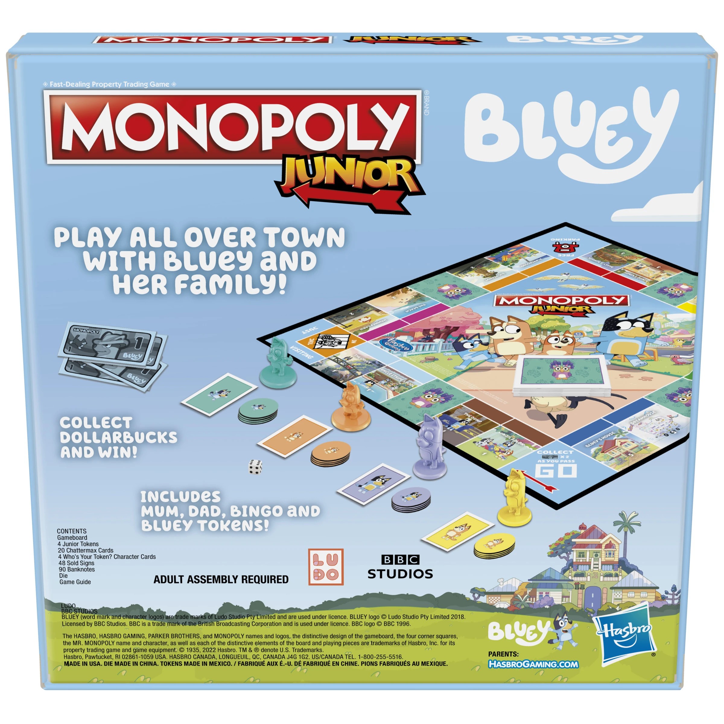 4 Monopoly Bluey Junior, 4 of 5