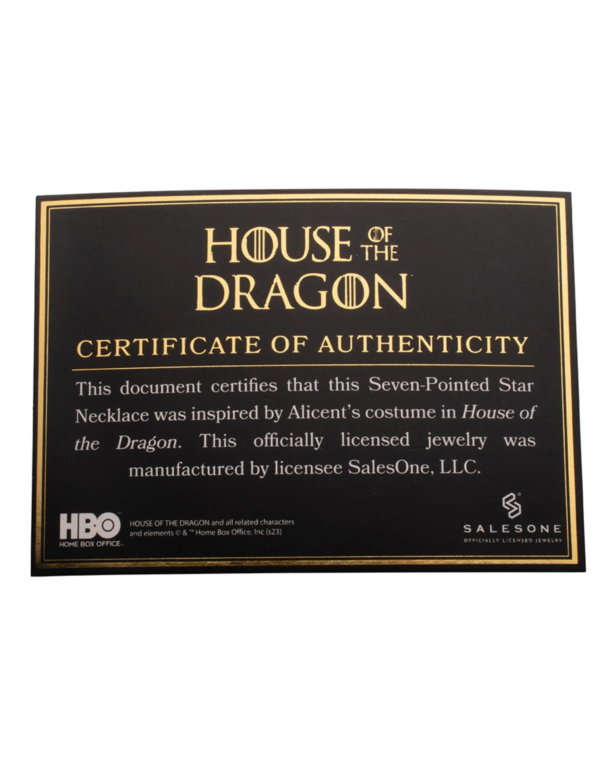 5 Game of Thrones - House of the Dragon - Alicent's Seven-Pointed Star Necklace Replica, 5 of 5
