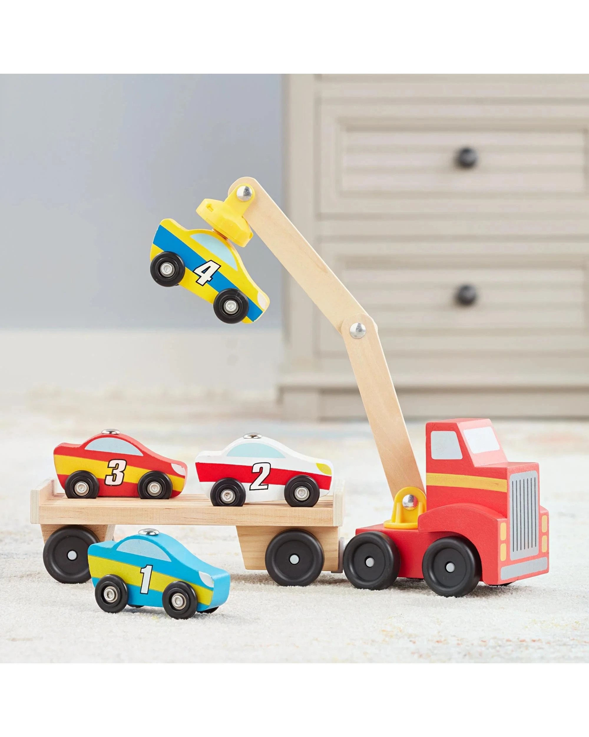 4 Melissa and Doug Magnetic Car Loader Playset, 4 of 8