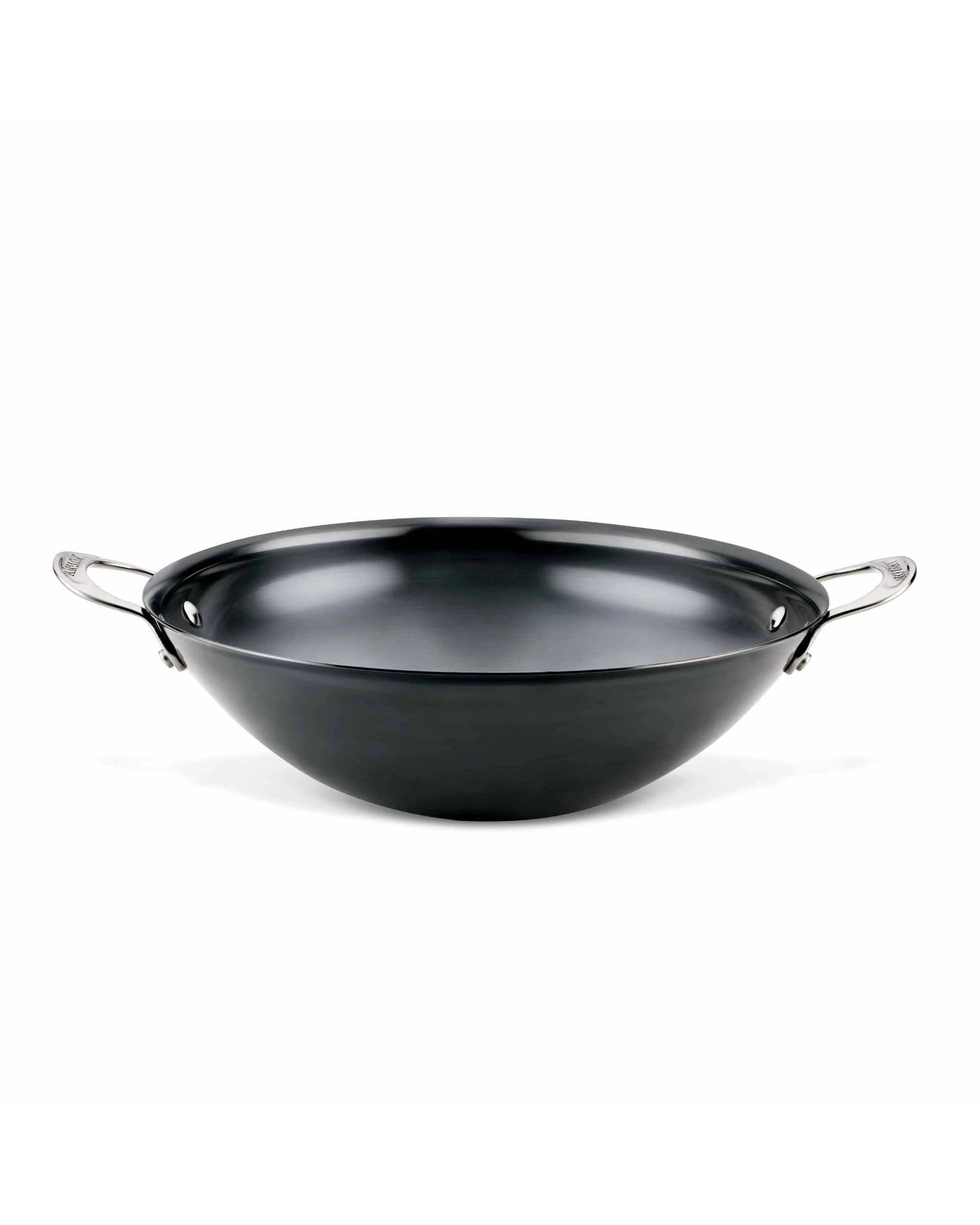 1 Anolon N    Carbon Steel Induction Wok 36cm - Black, 1 of 1