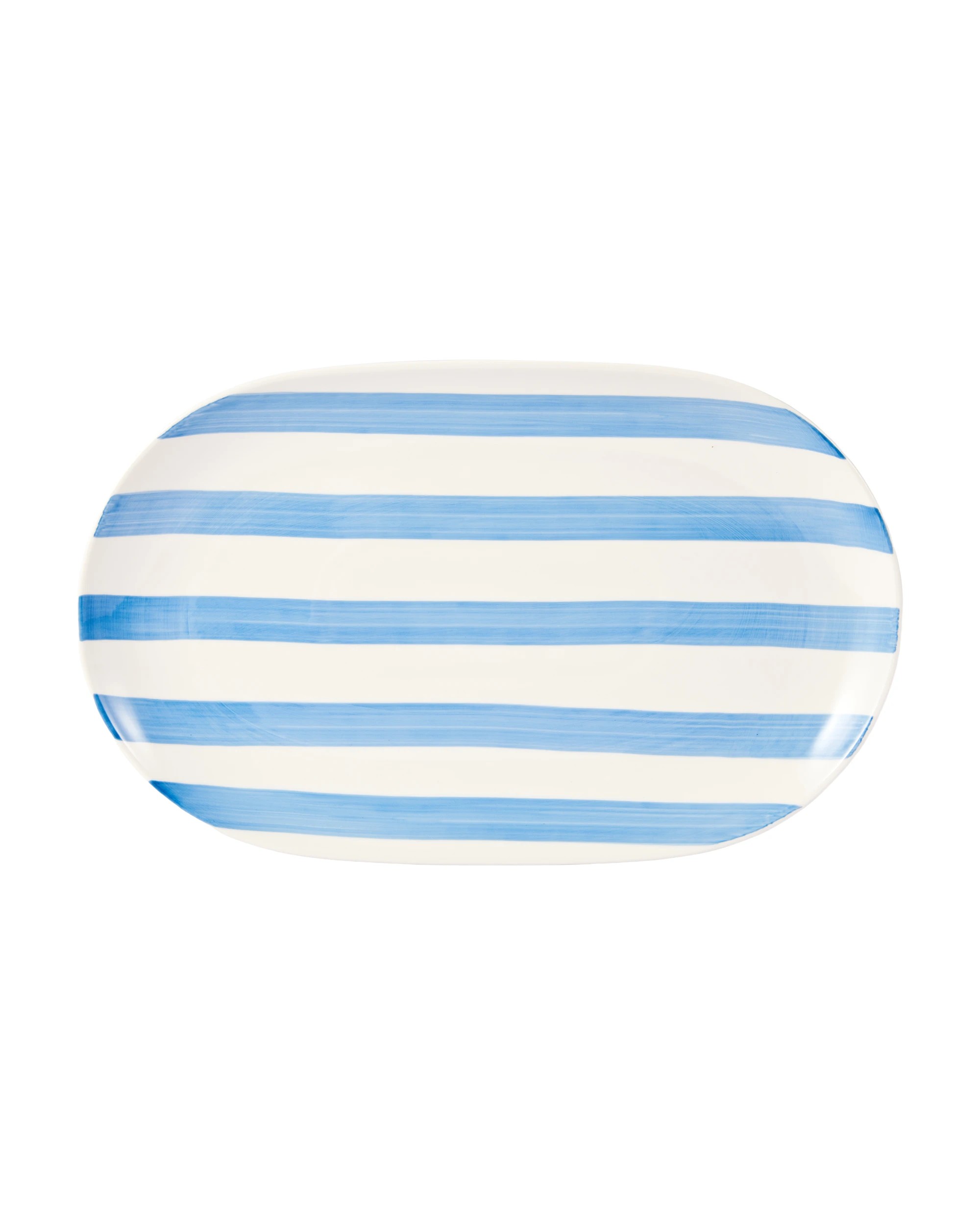 3 Blue Stripe Platter, 3 of 4